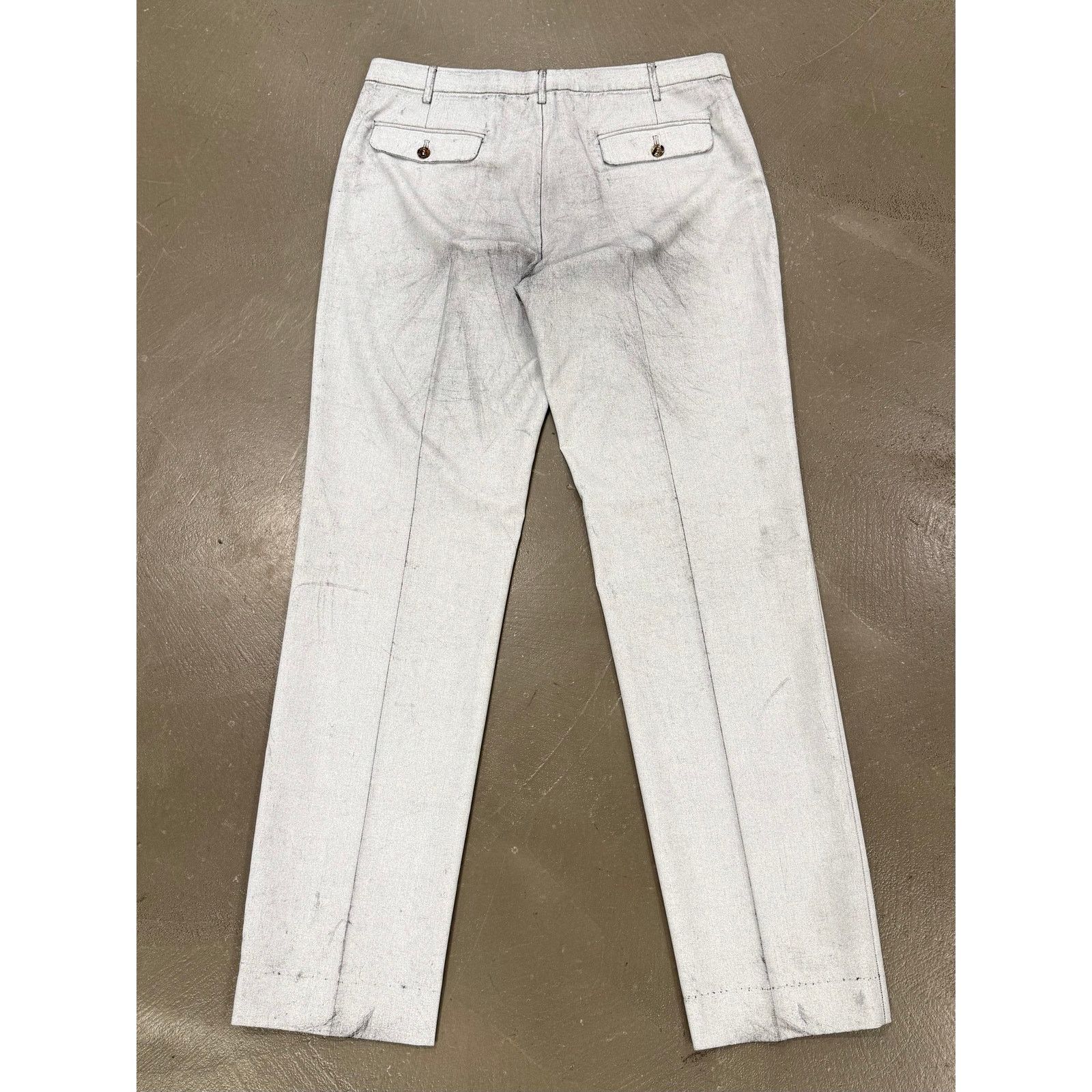Maison Margiela 2013 Maison Margiela cracked painted tailored suit set Size XL / US 12-14 / IT 48-50 - 10 Thumbnail
