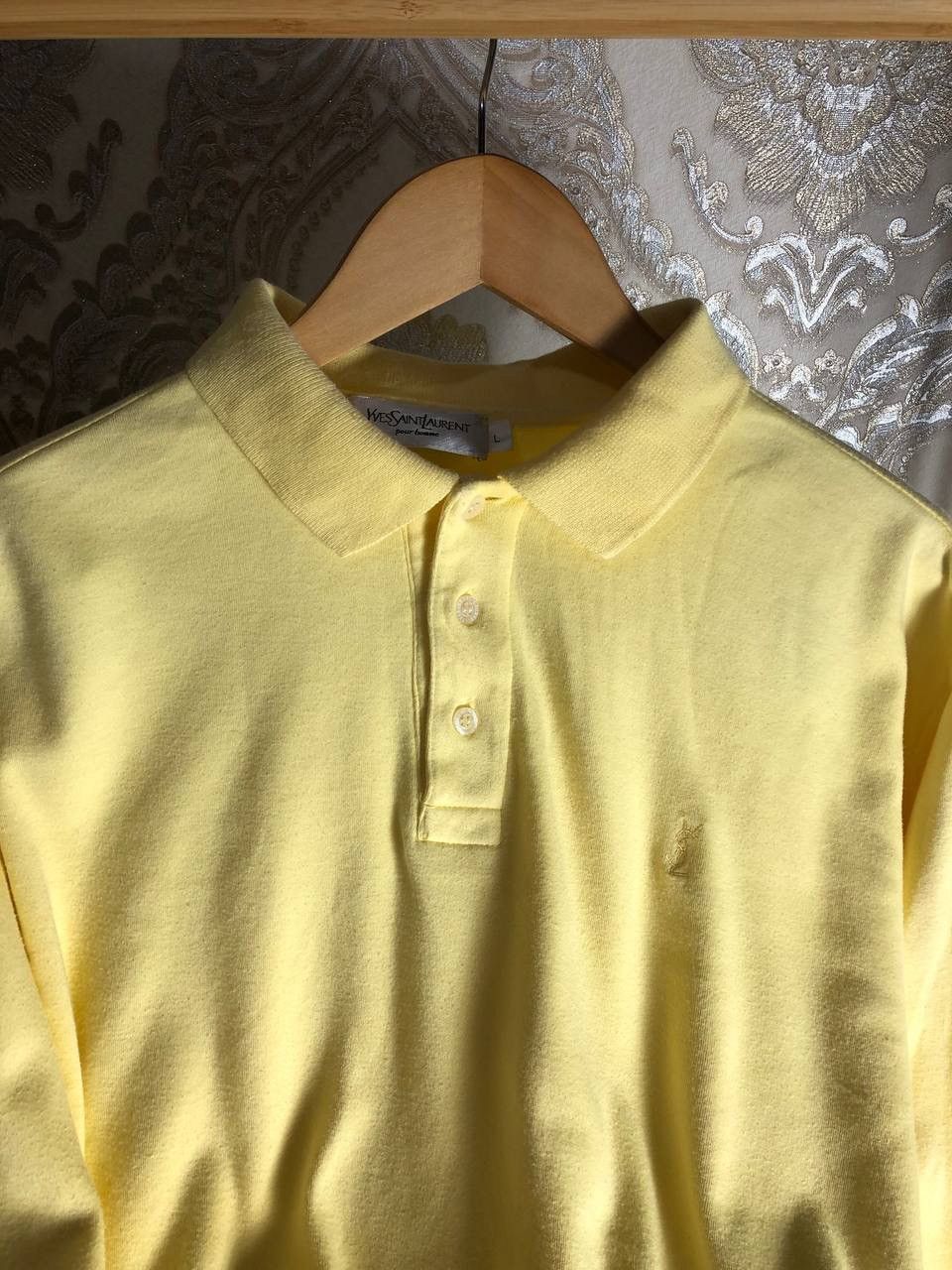 Yves Saint Laurent VINTAGE YVES SAINT LAURENT LONG SLEEVE POLO CLASSIC DELUX Size US L / EU 52-54 / 3 - 2 Thumbnail