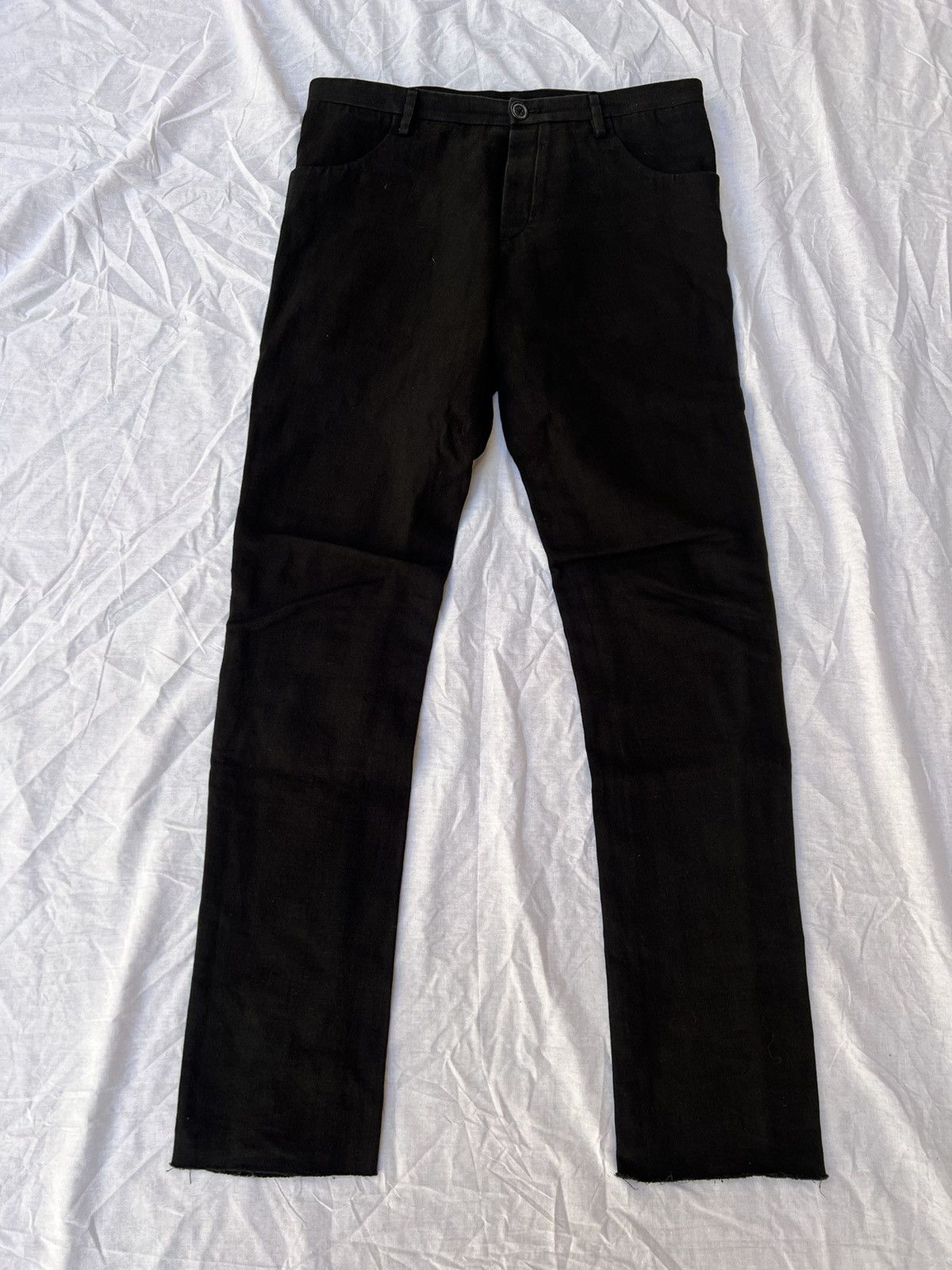 image of Label Under Construction Cotton Five Pockets Pants in Grey, Men's (Size 32)