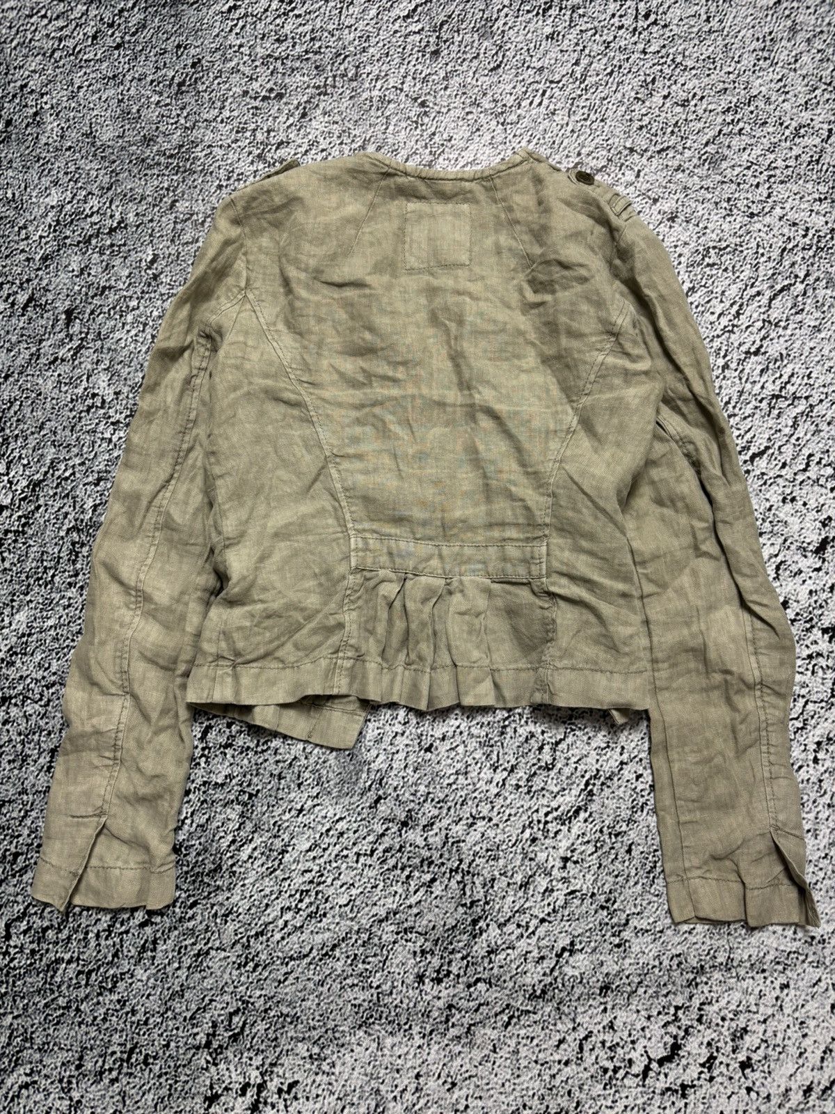 Vintage Archive flax asymmetrical jacket japanese style Size M / US 6-8 / IT 42-44 - 5 Thumbnail