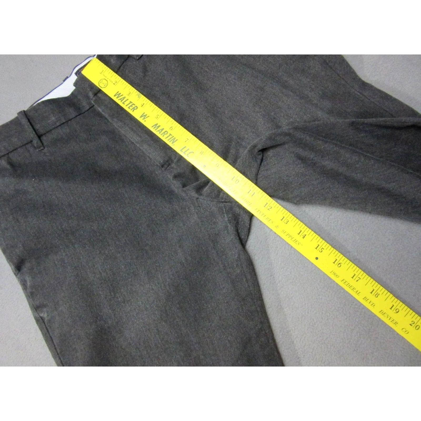 Gap Gap Khakis Pants Mens 34x32 Gray Tailored Straight Fit Chino Office Casual Size US 34 / EU 50 - 5 Thumbnail