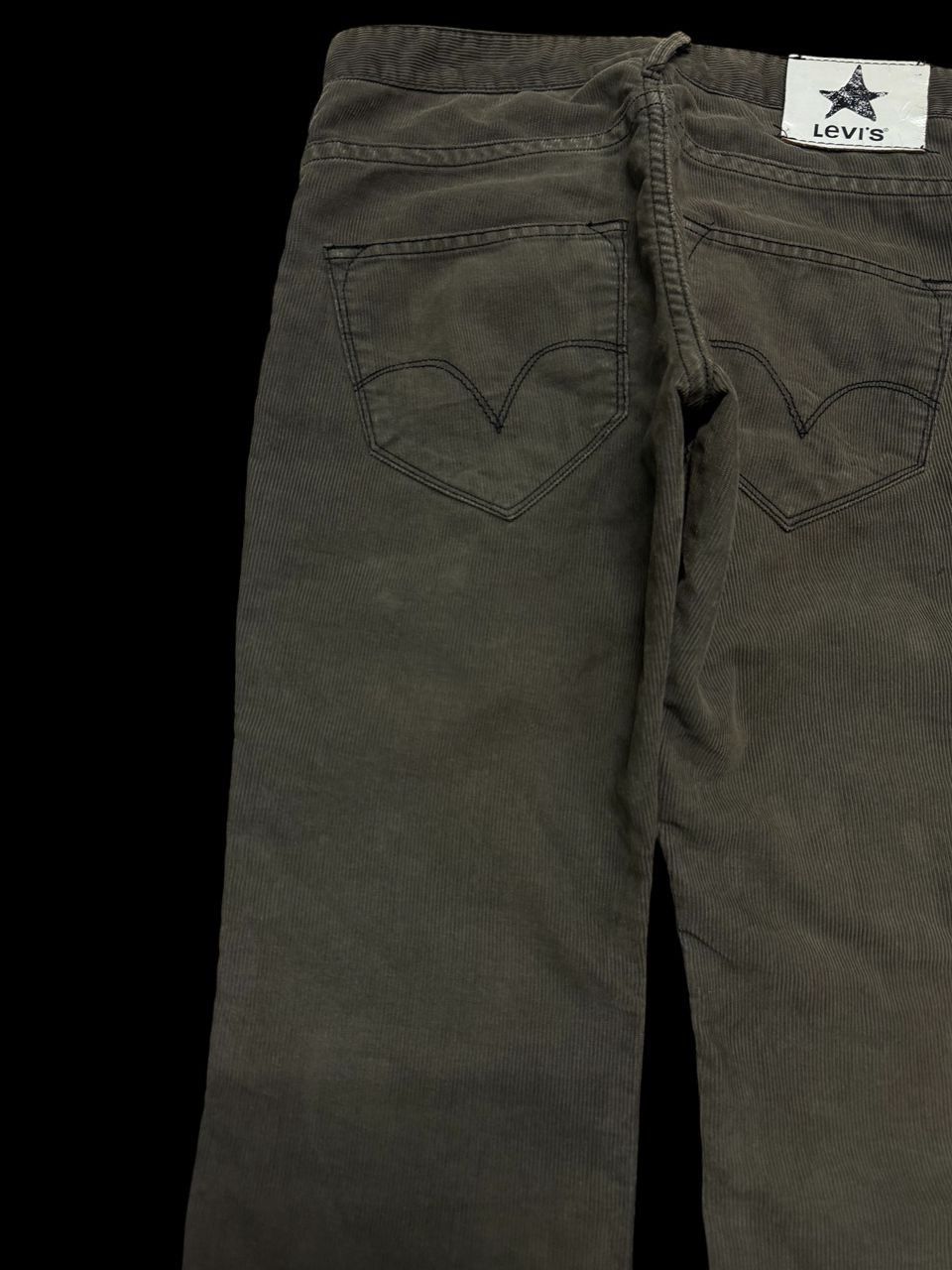 Levi's 💥Flare💥Vintage 90s Levi’s Black Star Bootcut Corduroy Size US 28 / EU 44 - 14 Thumbnail