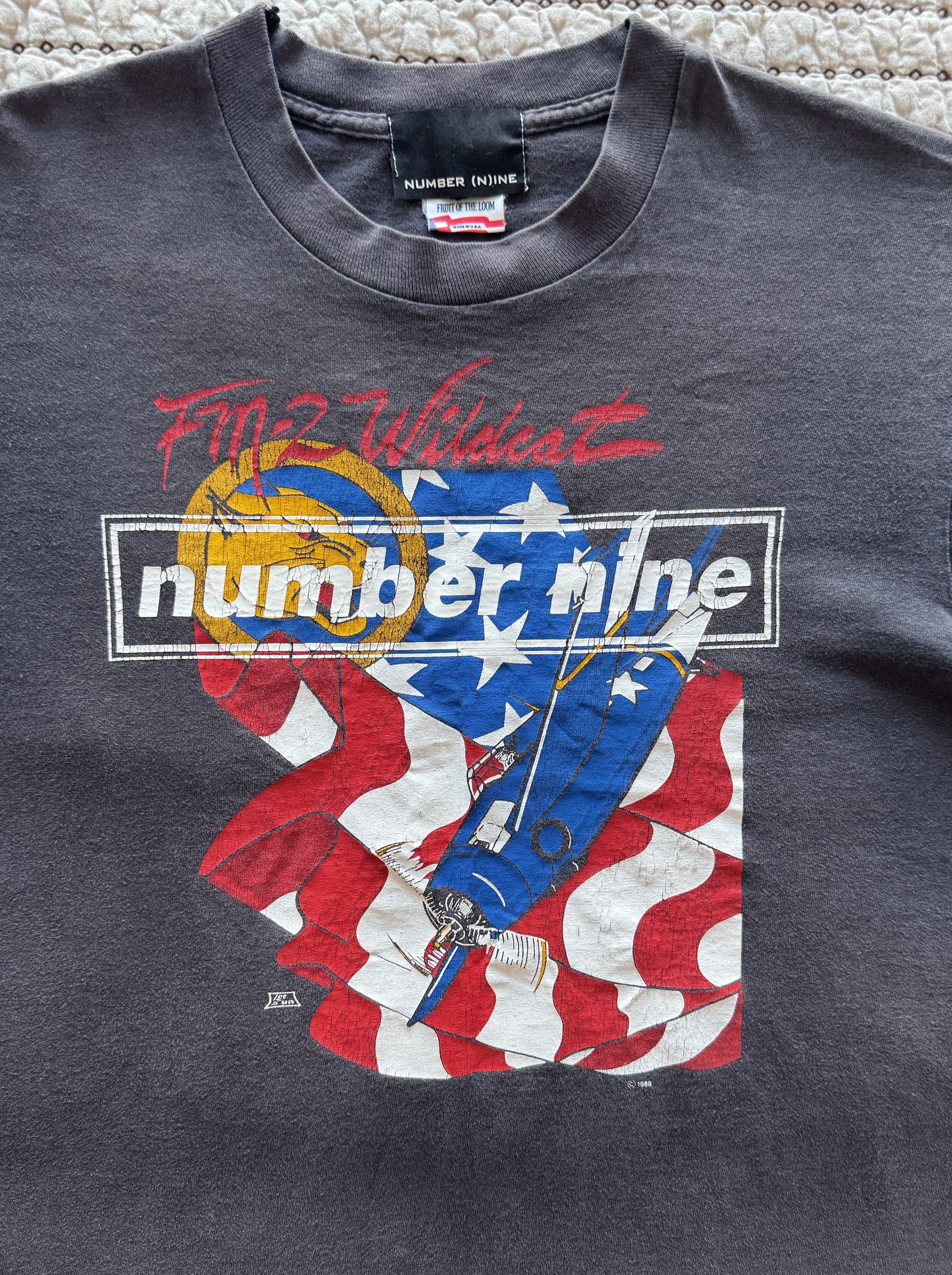 NANO universe × Number (N)ine NUMBER (N)INE X NANO UNIVERSE FM WILDCAT T-SHIRT LARGE Size US L / EU 52-54 / 3 - 2 Thumbnail