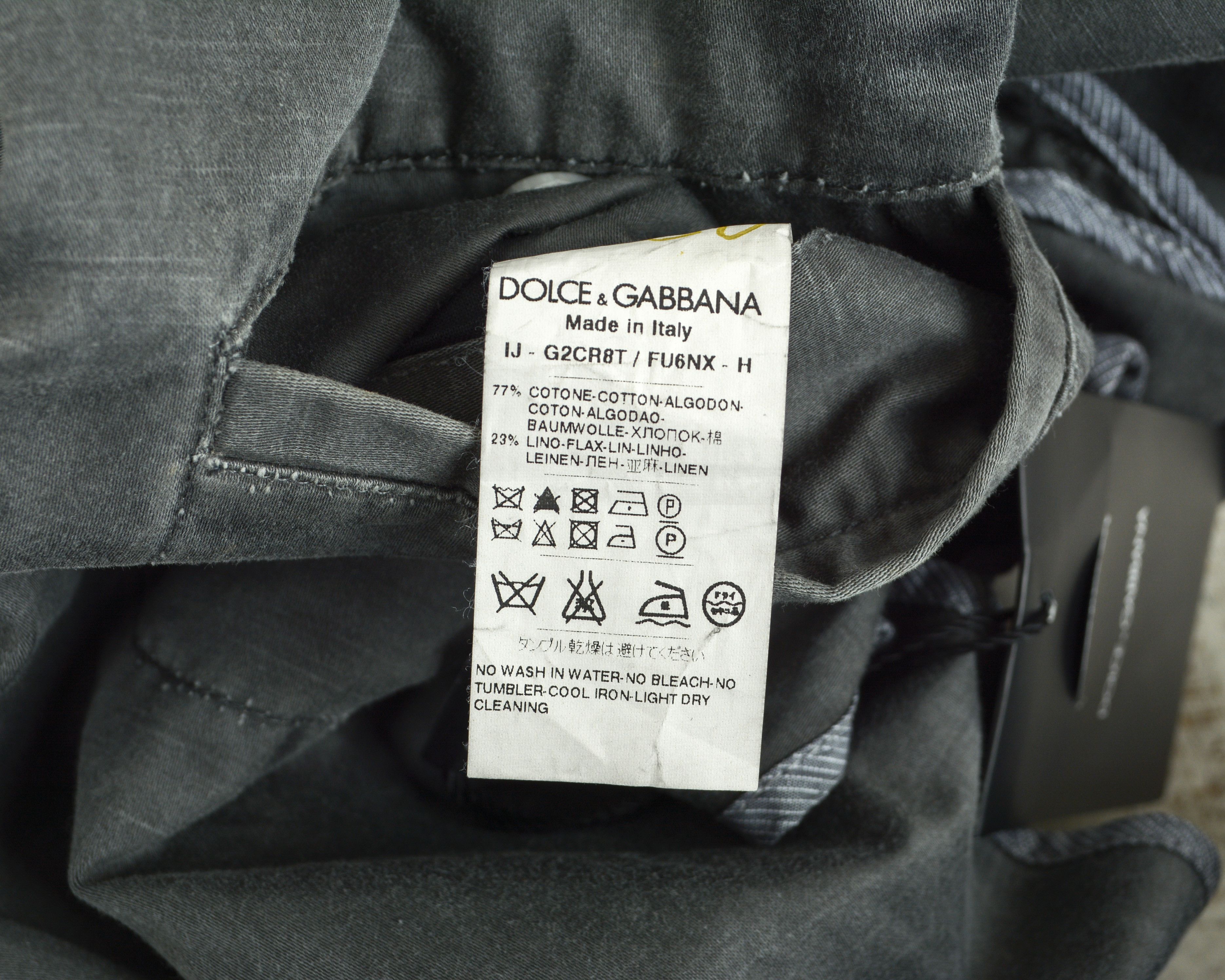 Dolce & Gabbana Brand New Men Uk 36 Us Linen Cotton Blazer Suit Jacket Coat Size 36R - 7 Thumbnail