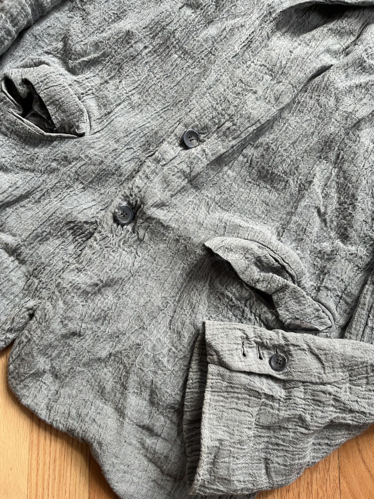 Raf Simons Raf Simons S/S 2006 Linen Blazer Destroyed 1 of 1 size 50 Size 50R - 3 Thumbnail