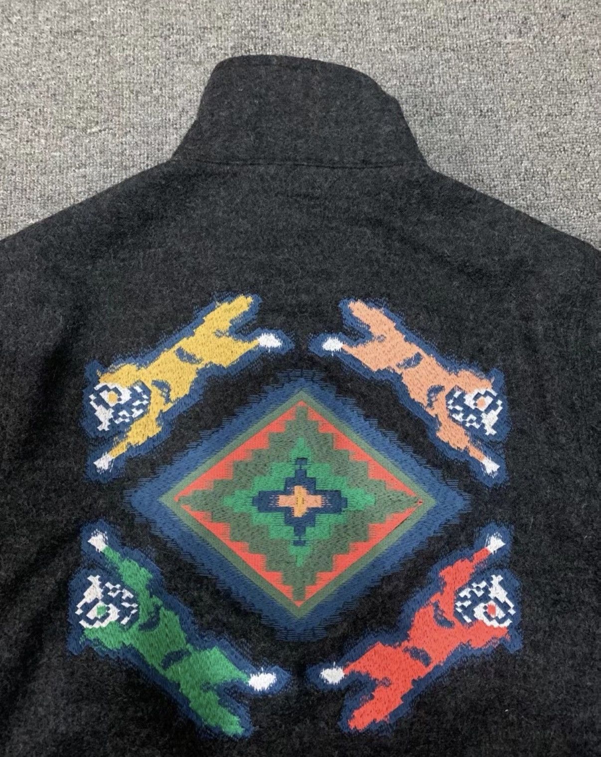 Billionaire Boys Club BBC ICECREAM Circle Flying Dog Varsity Jacket Size US L / EU 52-54 / 3 - 3 Thumbnail