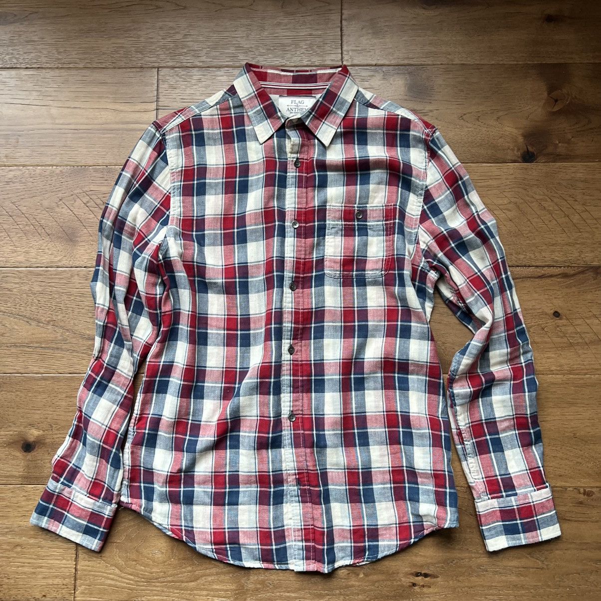 Other Flag and Anthem Plaid Shirts Flannel Lot of 3 Medium Size US M / EU 48-50 / 2 - 2 Thumbnail