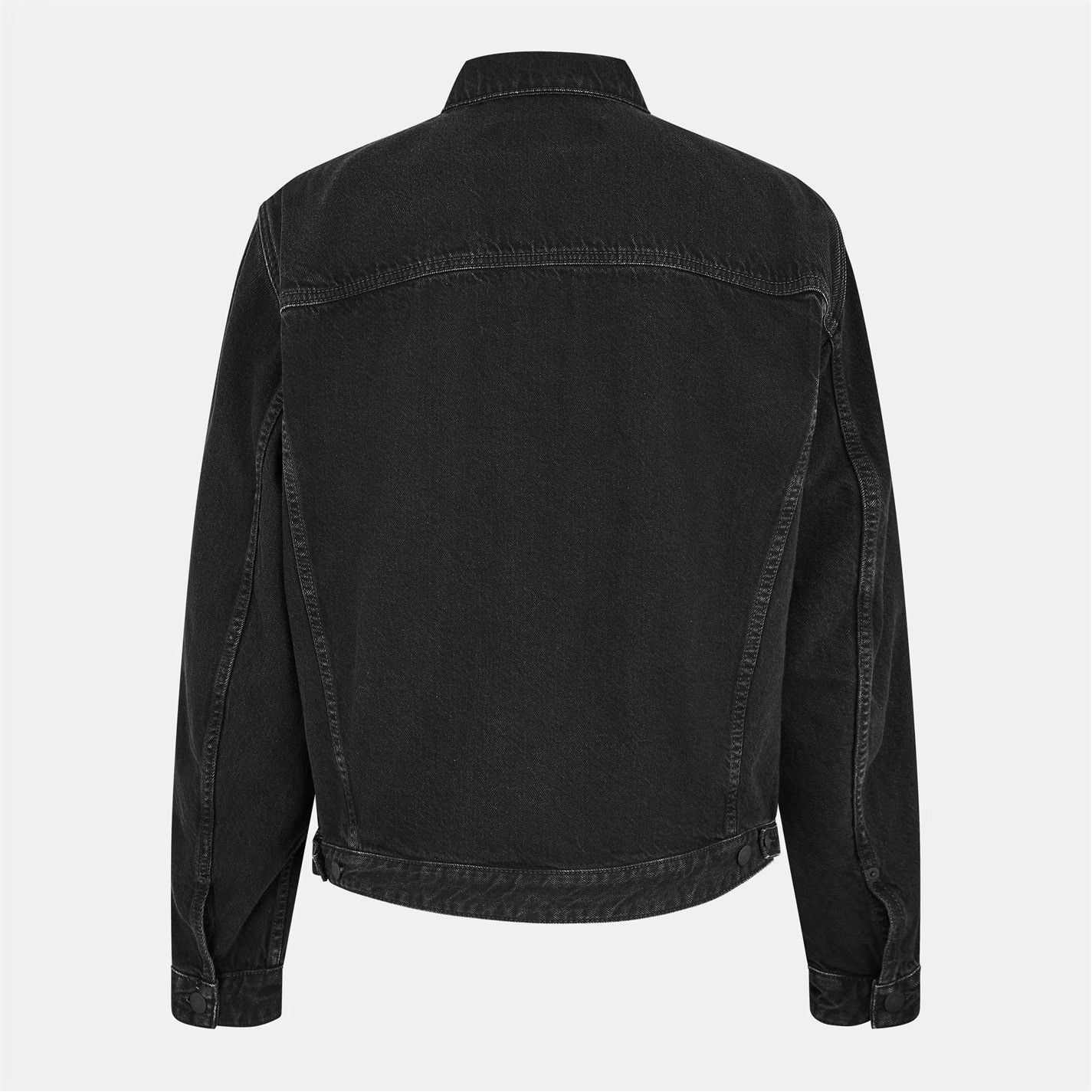 Dsquared2 o1g2r1mq0426 Logo Patch Denim Jacket in Black Size US L / EU 52-54 / 3 - 2 Thumbnail