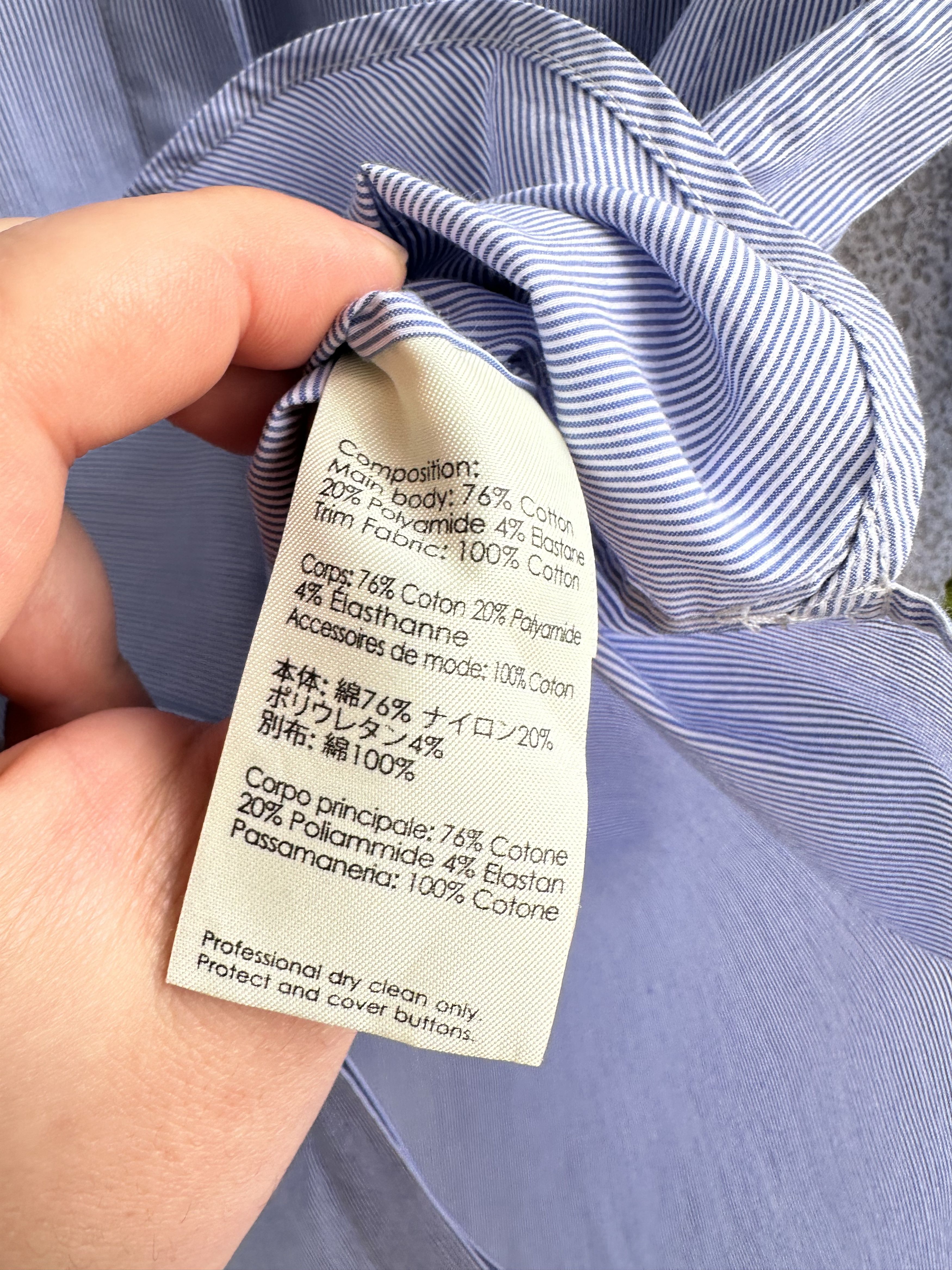 3.1 Phillip Lim striped slim shirt Size US M / EU 48-50 / 2 - 7 Thumbnail