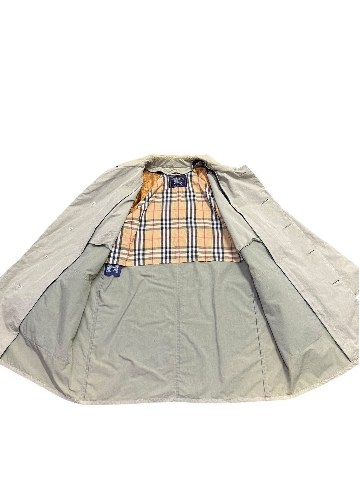 Burberry Vintage Burberrys Lining Novacheck Trench Coat Size US M / EU 48-50 / 2 - 5 Thumbnail