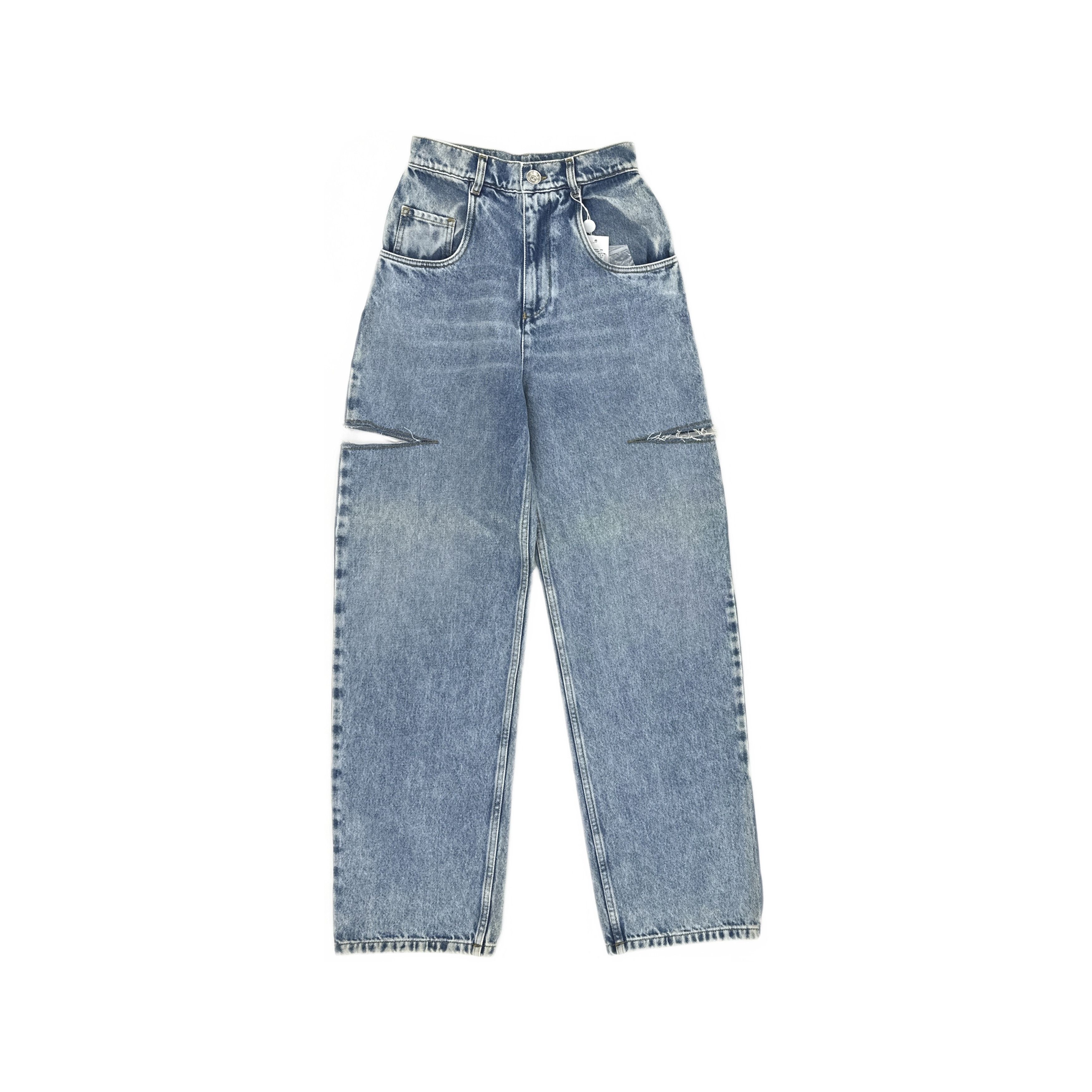 Maison Margiela Maison Margiela Slashed Jeans Size 36 Size 25" / US 0 / IT 36 - 1 Thumbnail