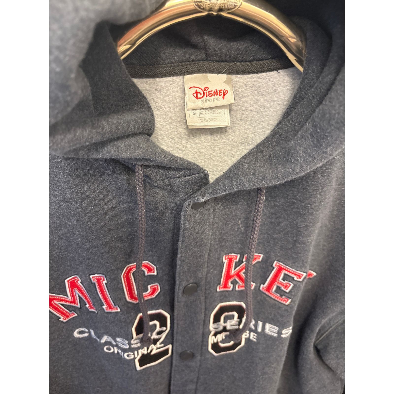 Disney Vintage Disney Store Mickey Mouse Button Up Hoodie - Small Size S / US 4 / IT 40 - 2 Thumbnail