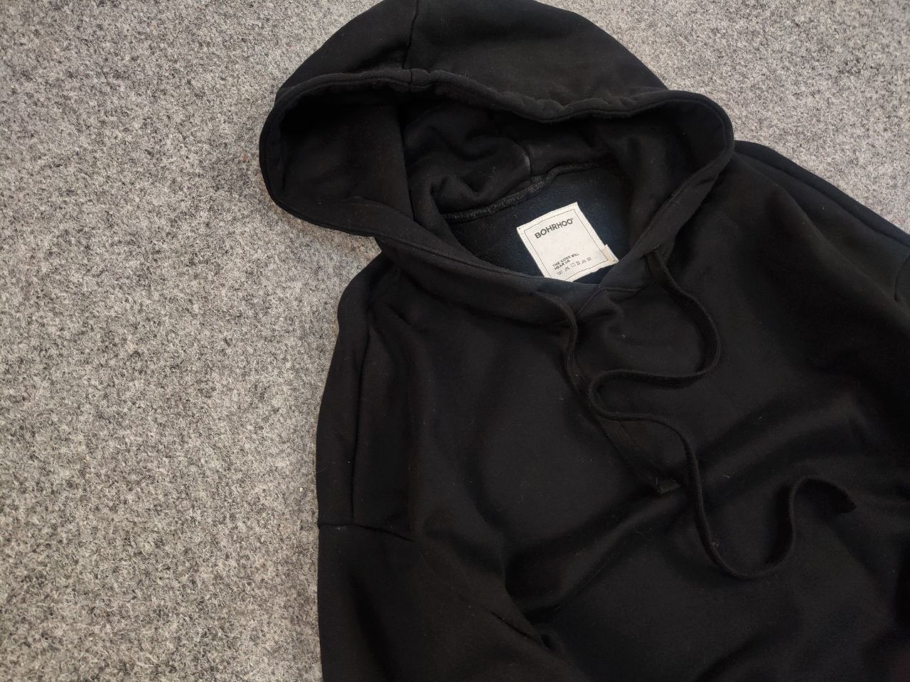 Japanese Brand Bohrhoo Japanese Oversized Black Hooded Avant Garde Size US S / EU 44-46 / 1 - 8 Thumbnail