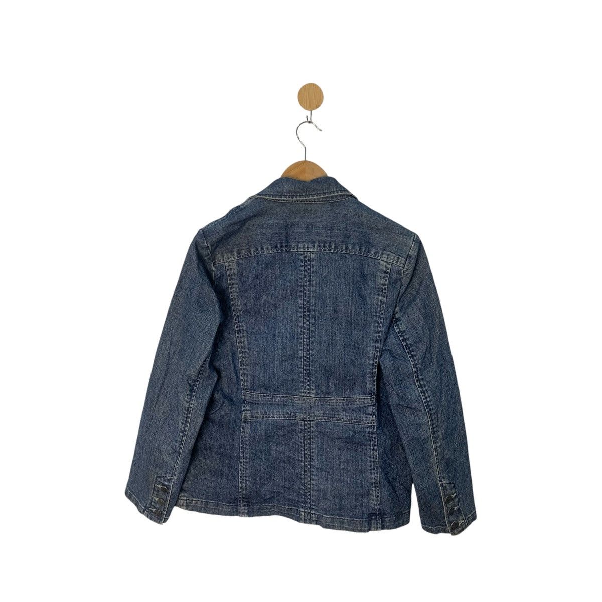 Eddie Bauer × Vintage Eddie Bauer Denim Jacket Jeans Women Size M / US 6-8 / IT 42-44 - 2 Thumbnail