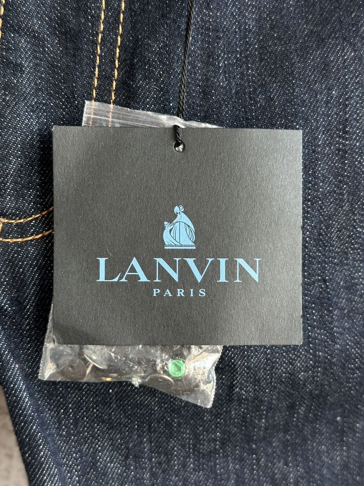 Lanvin Lanvin Paris Raw Denim Pants Jeans Slim Fit Brand New Size 29" - 4 Thumbnail