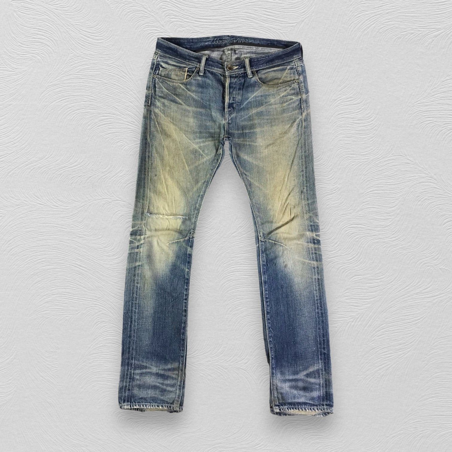 GOSTAR DE FUGA Gostar De Fuga Selvedge Jeans Distressed Redline Denim Size US 32 / EU 48 - 1 Thumbnail