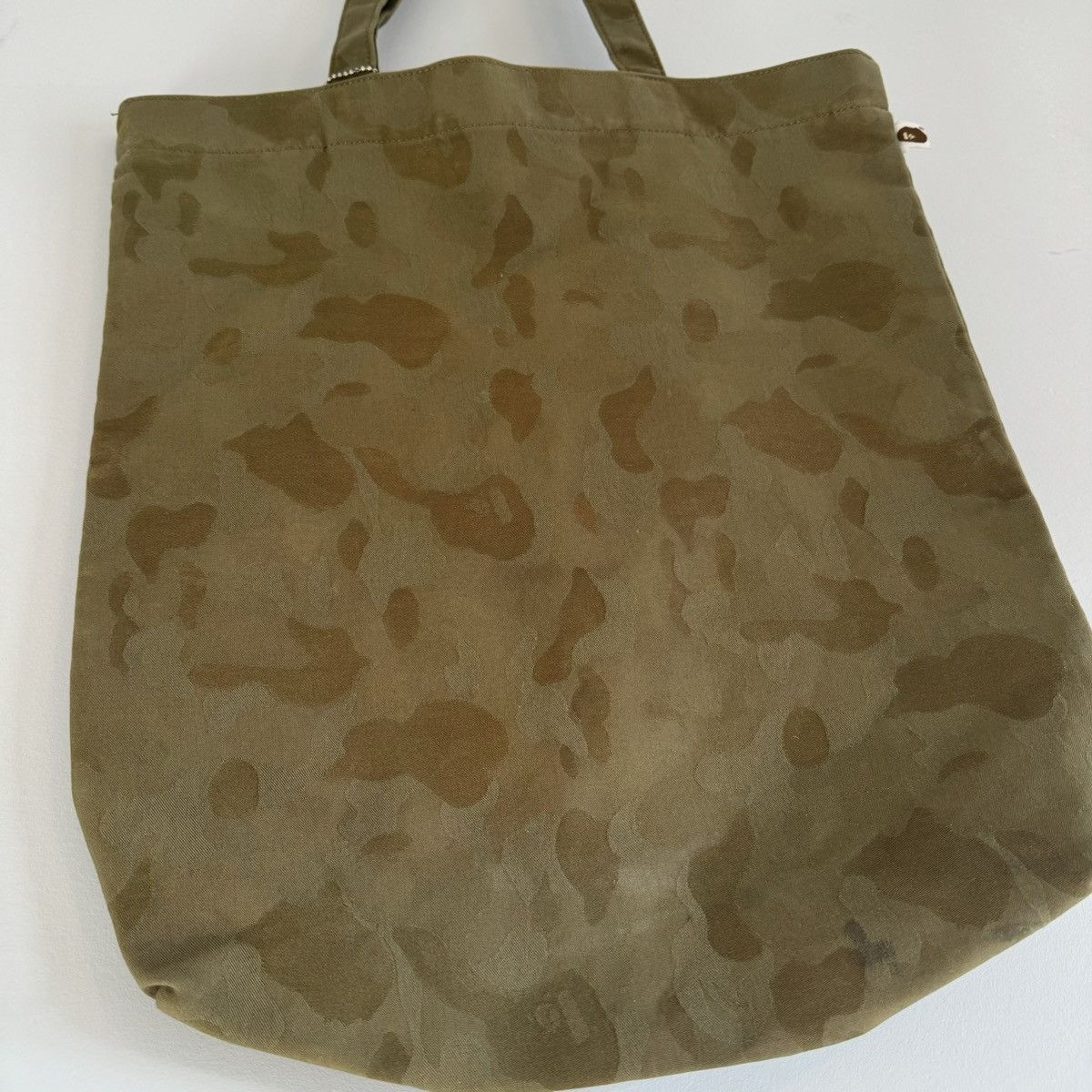 Bape OG Bape Tonal Gold Olive Camo Tote Bag Size ONE SIZE - 3 Thumbnail