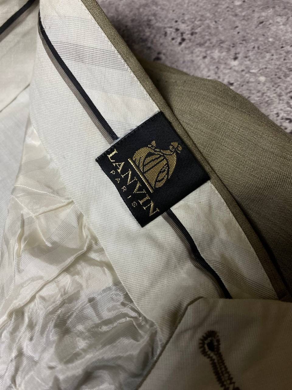 Lanvin × Vintage Vintage Lanvin Pants Beige Made in Italy Size 38 Size US 38 / EU 54 - 5 Thumbnail