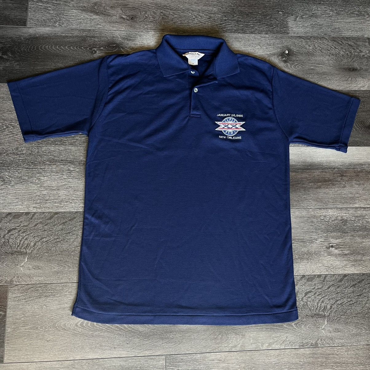 Logo 7 × NFL × Vintage Vintage 1986 NFL Super Bowl XX 20 Bears Patriots Polo Shirt Size US M / EU 48-50 / 2 - 2 Thumbnail