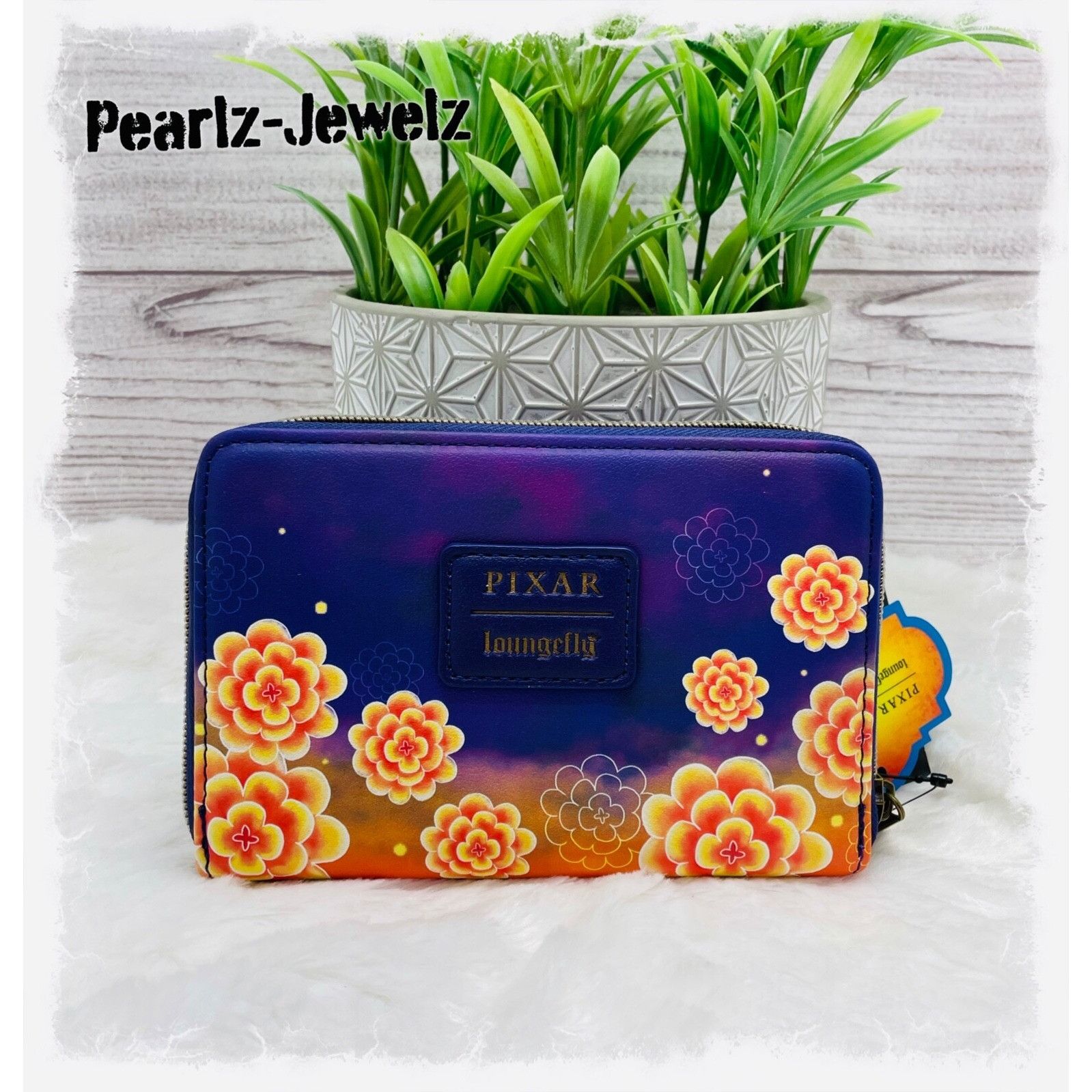 Disney Loungefly Disney Pixar Coco Hector & Miguel Marigolds Zipper Size ONE SIZE - 2 Thumbnail