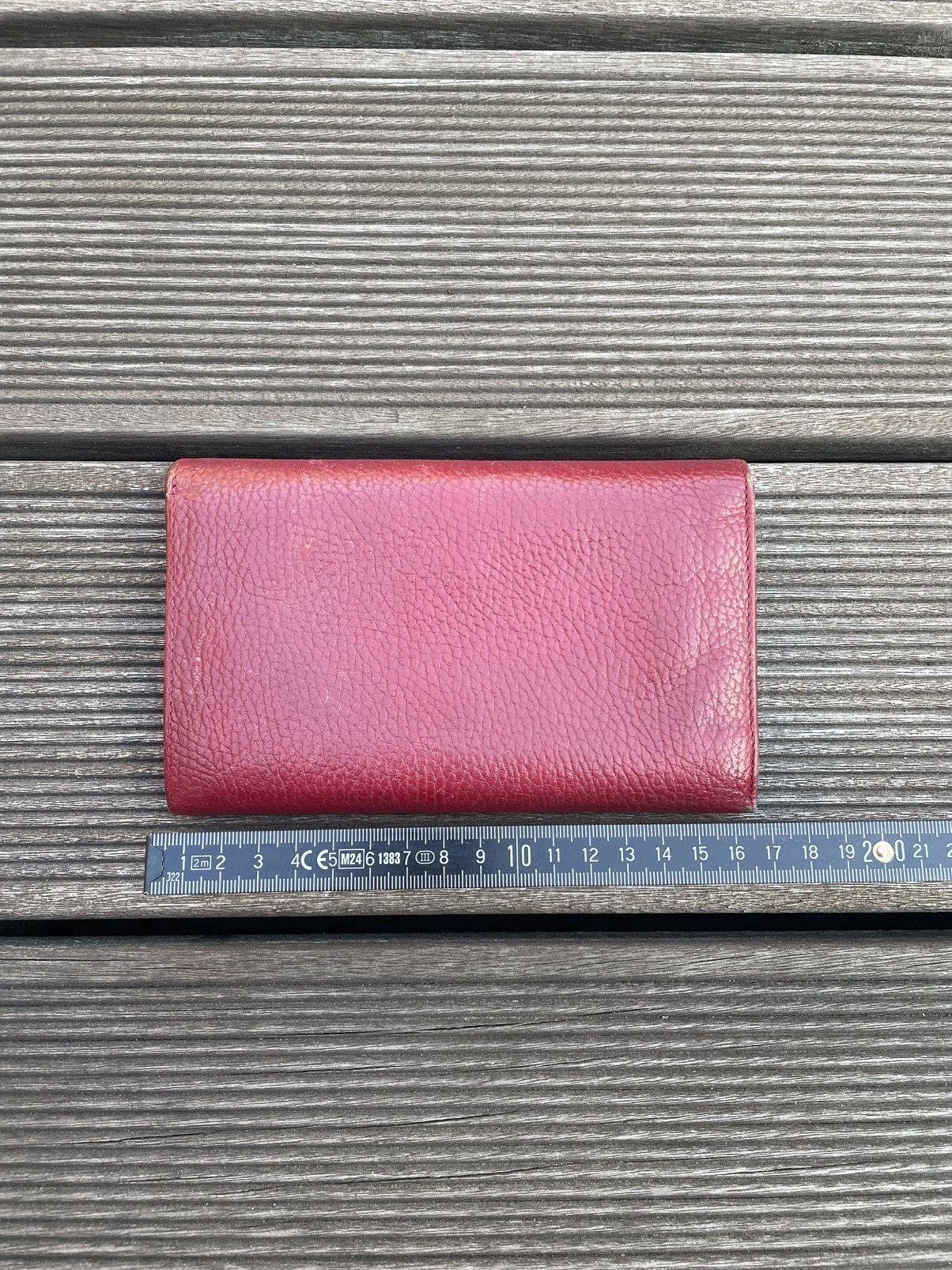 Cartier Vintage Cartier purse tri-fold wallet wine red Size ONE SIZE - 5 Thumbnail