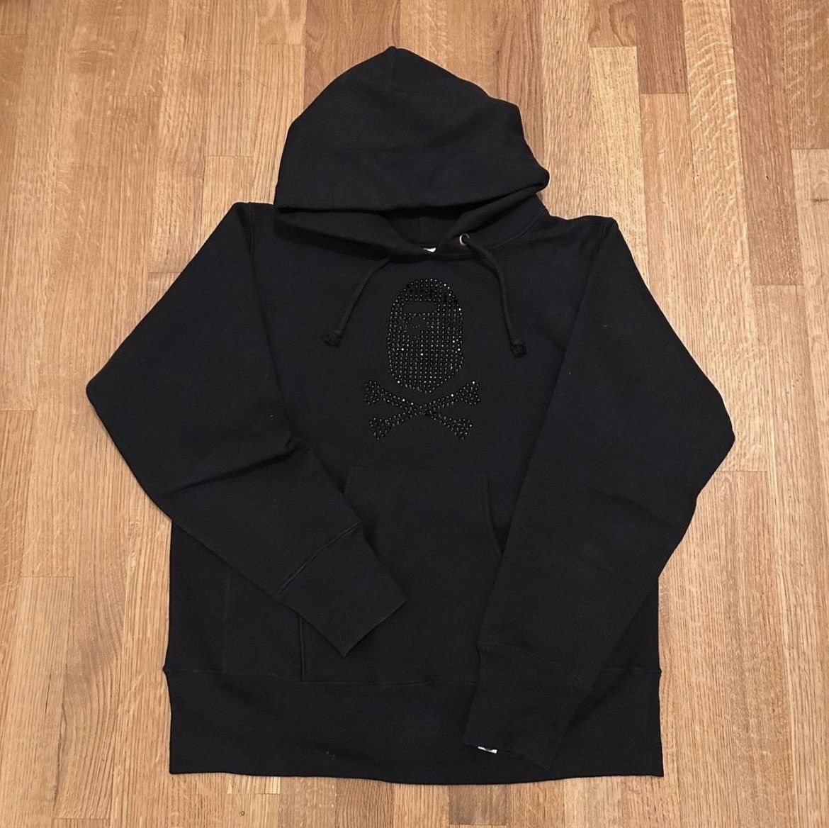 Bape × Champion Bape X Champion Swarovski Hoodie Skull Black Size US M / EU 48-50 / 2 - 1 Thumbnail
