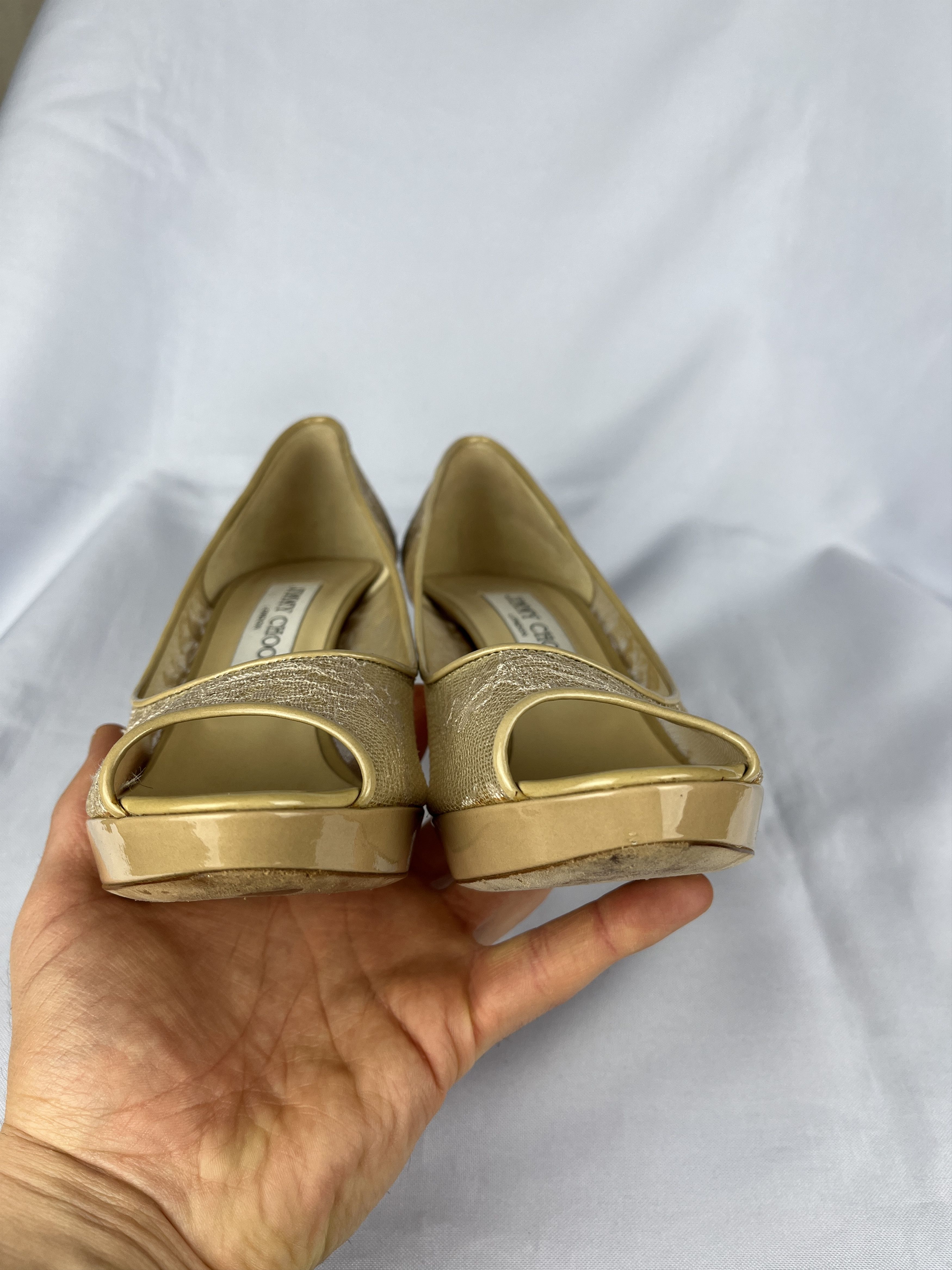 Jimmy Choo Jimmy Choo Mesh Peep Toes Heels 39.5 UK 6.5 US 9.5 CM 26.5 Size US 9.5 / IT 39.5 - 6 Thumbnail
