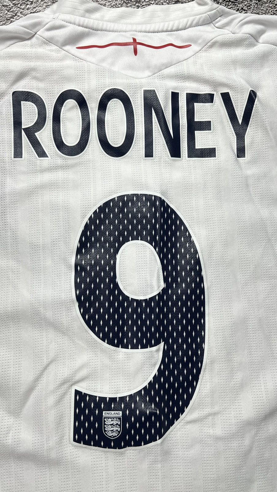 Umbro 2007-2009 England football Wayne Rooney umbro jersey Size US L / EU 52-54 / 3 - 6 Thumbnail