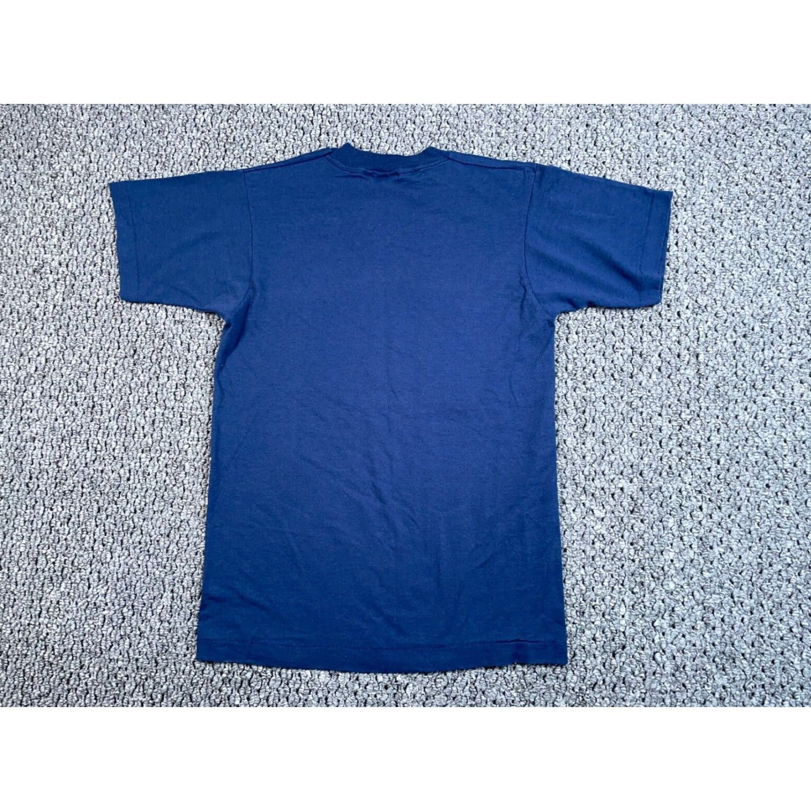 Vintage VINTAGE 80s Screen Stars T-Shirt Adult Small Blue Michigan Seal Print Size US S / EU 44-46 / 1 - 2 Thumbnail