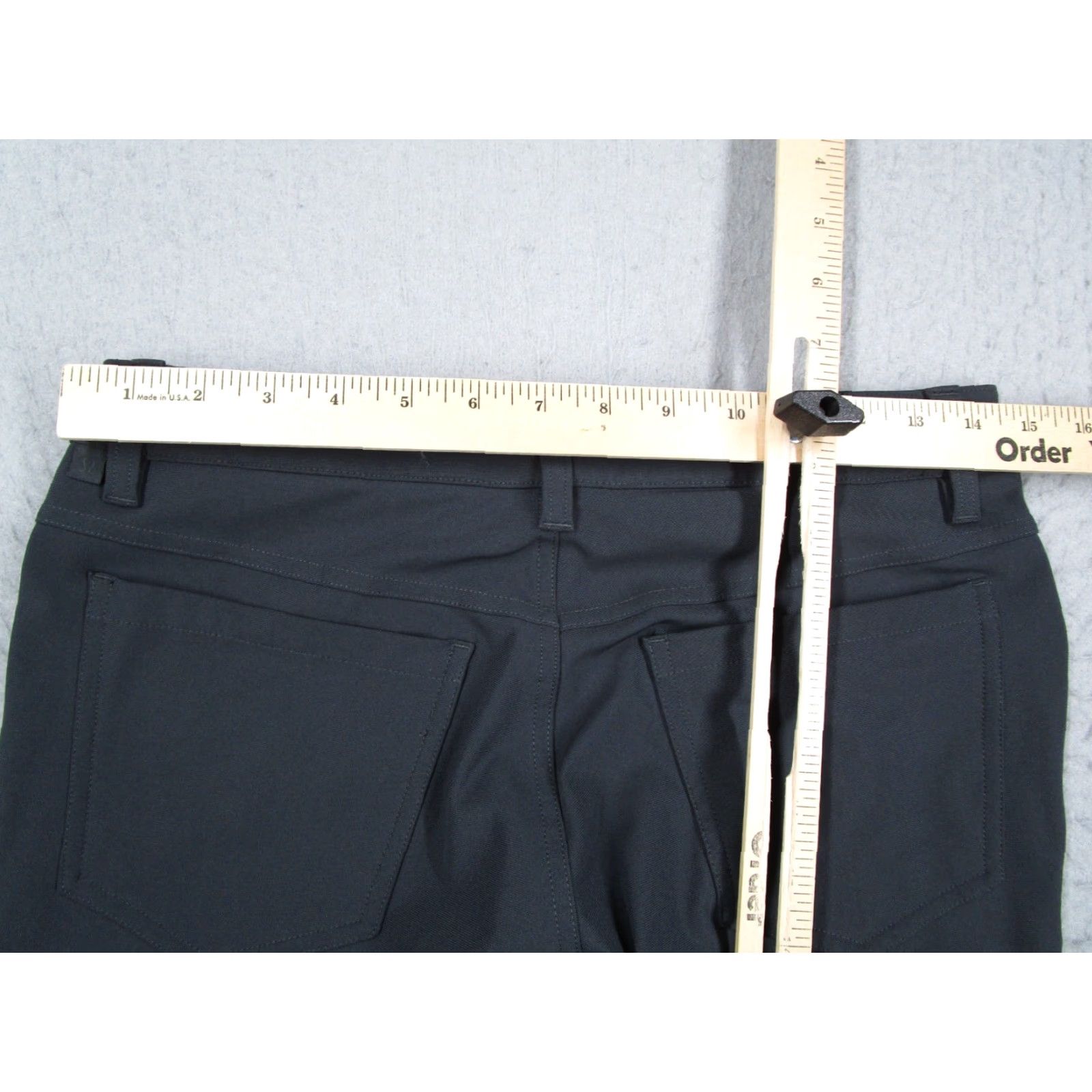 Lululemon Lululemon Pants Mens 28 Gray ABC Skinny Chino Travel Casual Flat Front 5-Pocket Slim Tapered Inseam 31 - 28x31 - Modern Logo Style Size US 28 / EU 44 - 5 Thumbnail