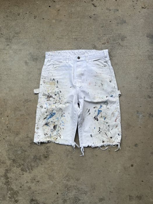 Vintage Vintage Sherwin Williams Paint Splattered Painter Shorts Grailed