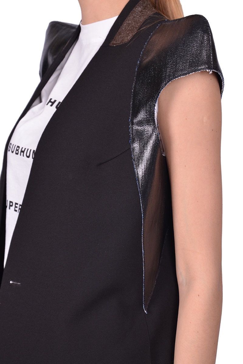 Rick Owens Last Size Rick Owens Wool Blend Vest in Black Size M / US 6-8 / IT 42-44 - 2 Thumbnail