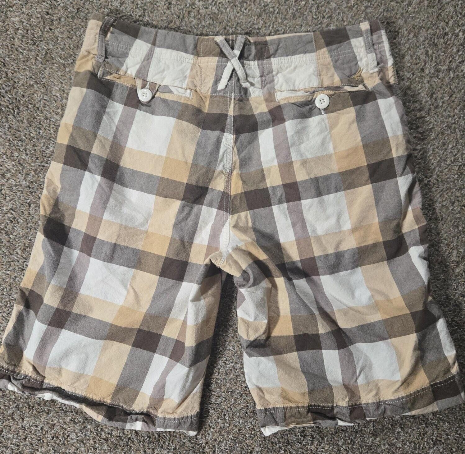 Urban Pipeline Urban Up Pipeline Yellow Brown And White Plaid Shorts Sz 36 Size US 36 / EU 52 - 12 Thumbnail