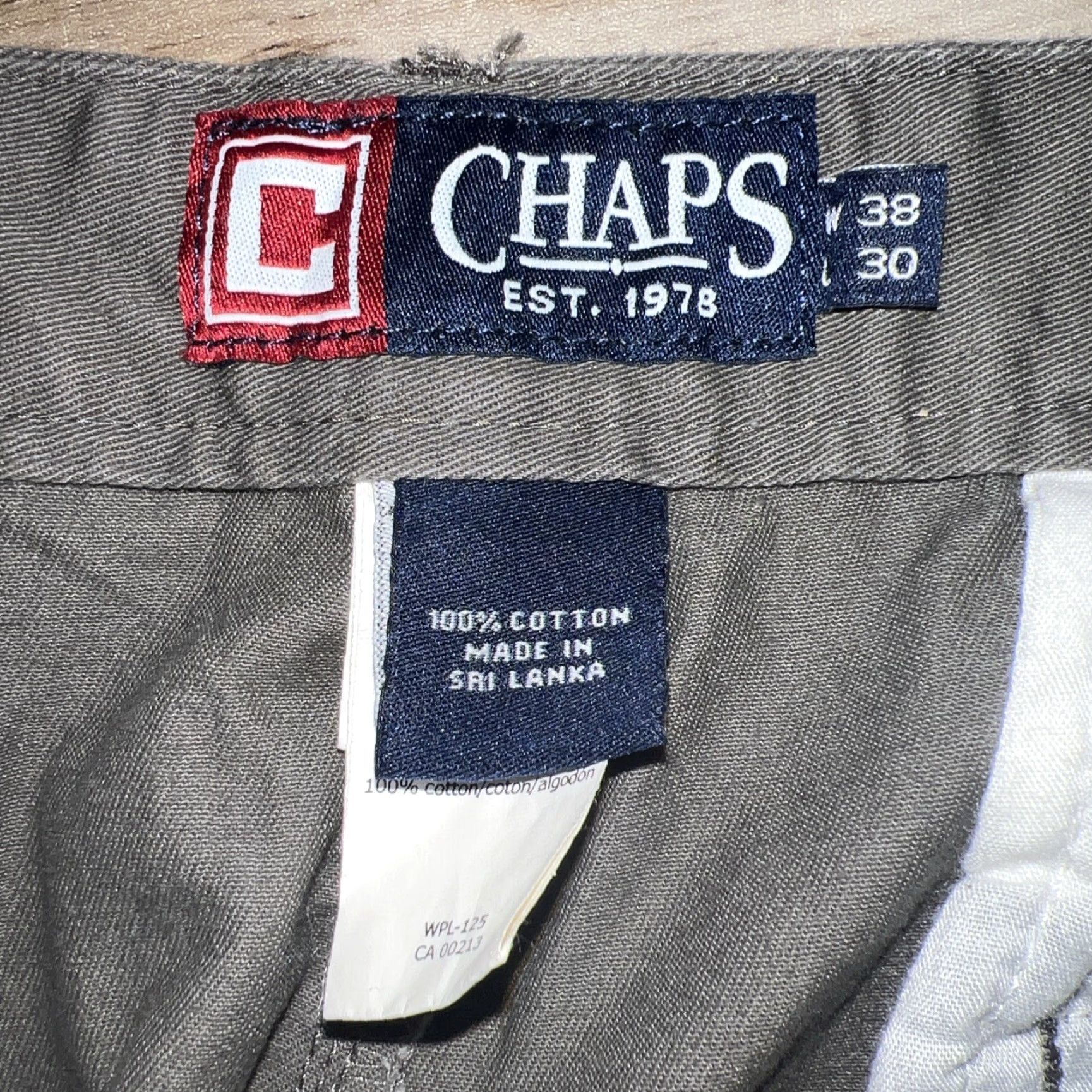 Chaps Chaps NWT Relaxed Fit Flat Front Gray Pants Mens Size 38x30 Size US 38 / EU 54 - 5 Thumbnail