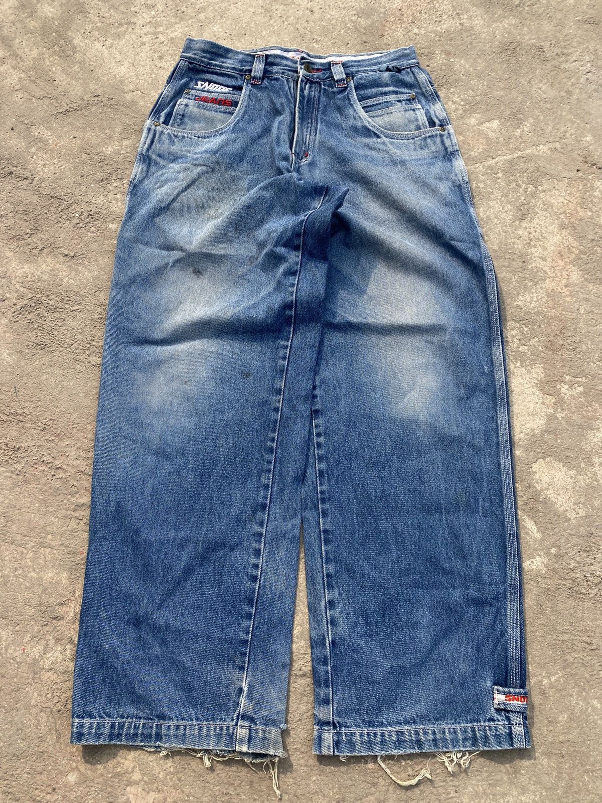 JNCO × Vintage Snooc Vintage Thrashed Hiphop jean Size US 32 / EU 48 - 2 Thumbnail