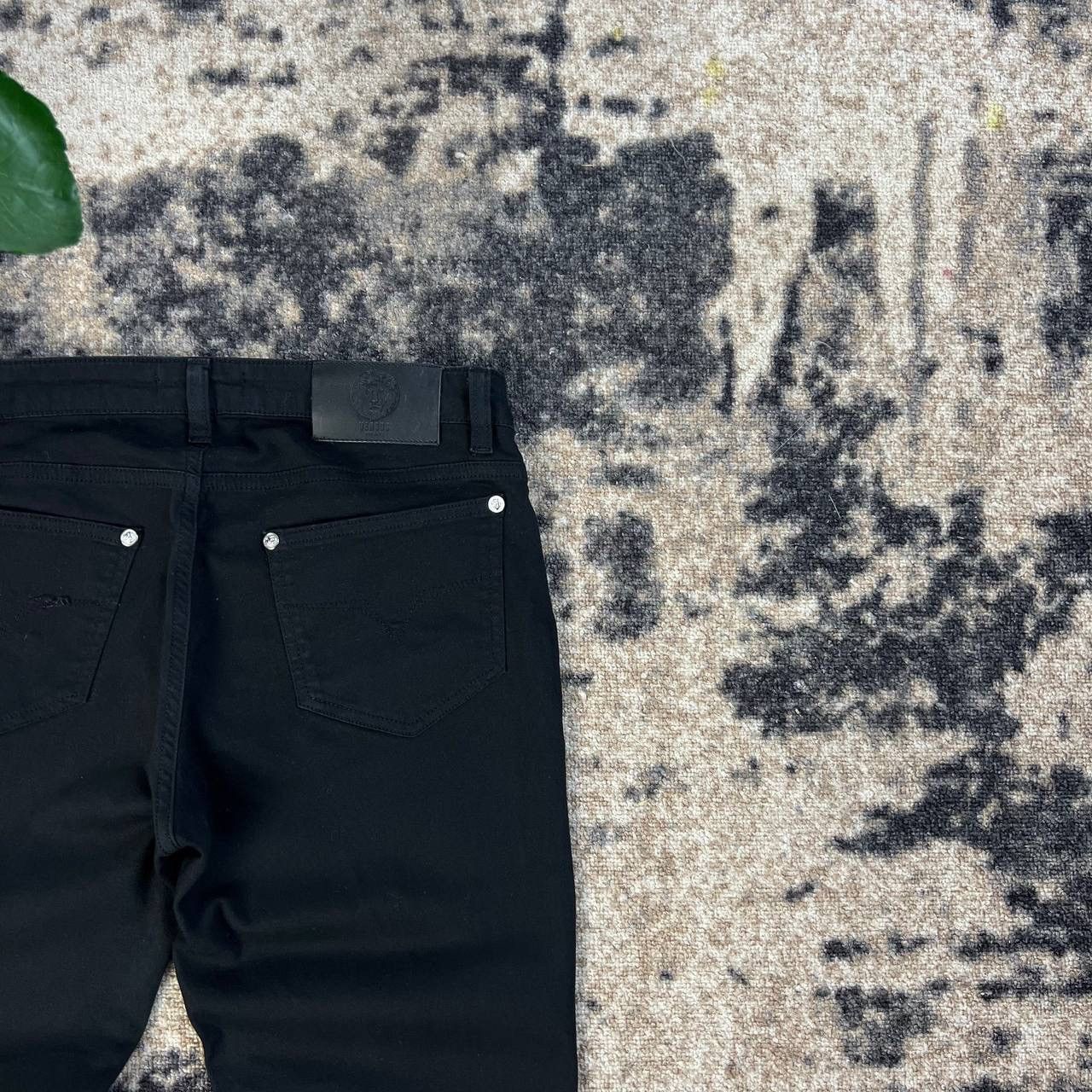 Versus Versace Versace Versus Luxury Black Skinny Fit Denim Jeans Size 30" / US 8 / IT 44 - 3 Thumbnail