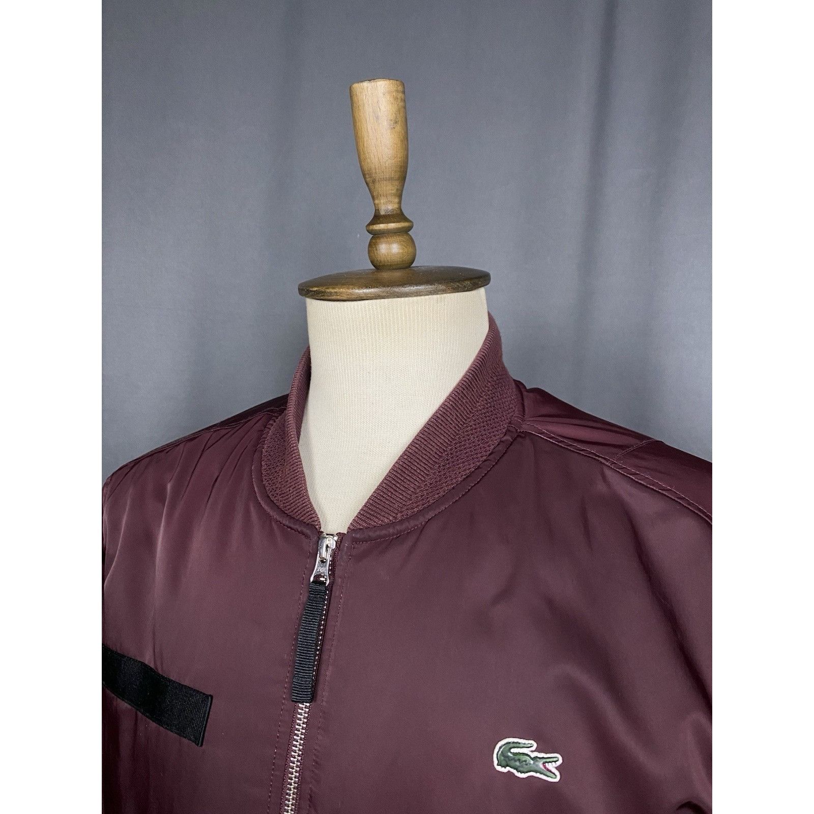 Lacoste Lacoste LIVE! Dark Red Burgundy Insulated Padded Winter Bomb Size US XXL / EU 58 / 5 - 6 Thumbnail
