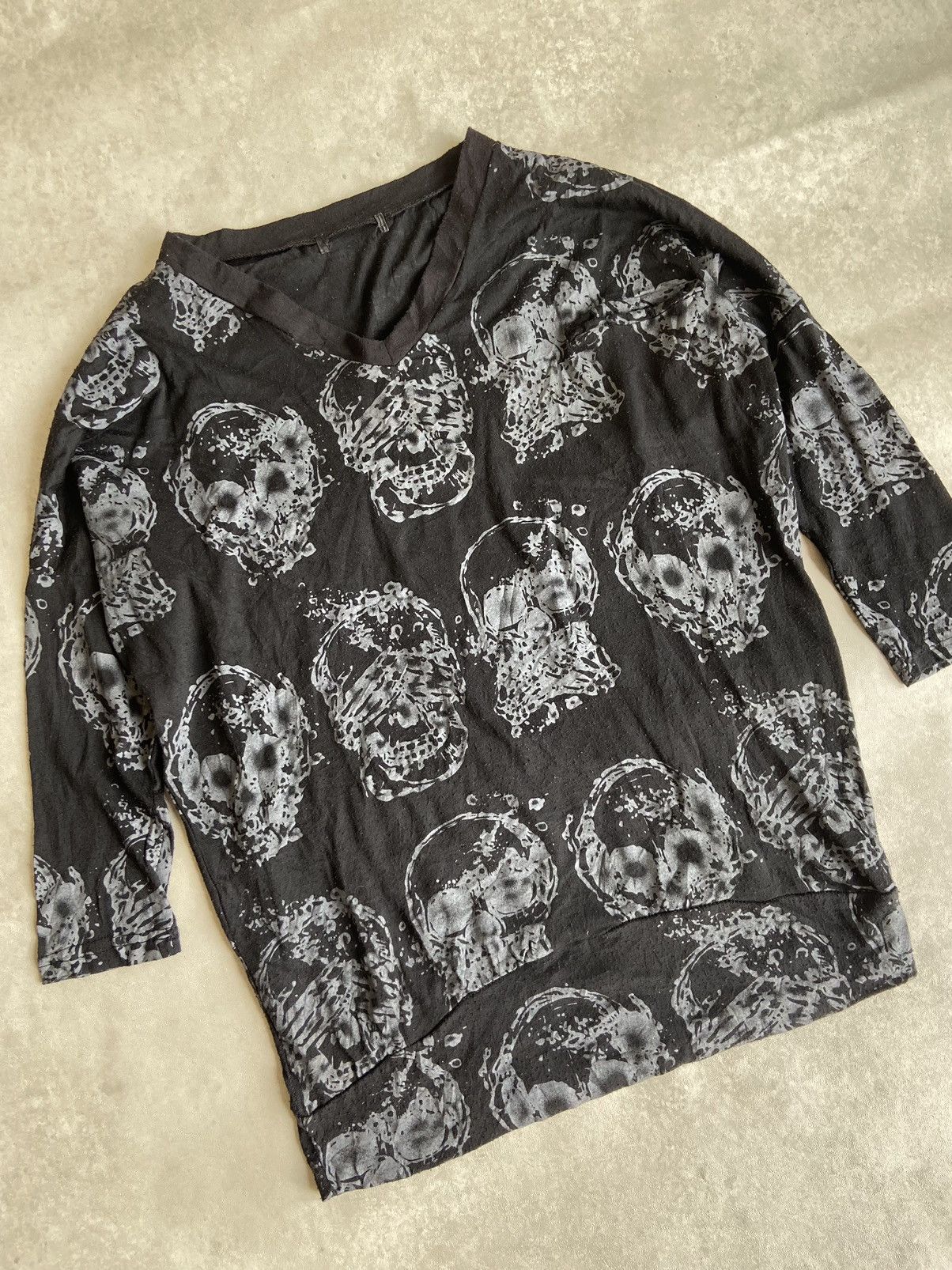 If Six Was Nine × Japanese Brand × Le Grande Bleu (L.G.B.) Y2K Archived Skull Seditionaries Long Sleeve Shirt Size US M / EU 48-50 / 2 - 2 Thumbnail