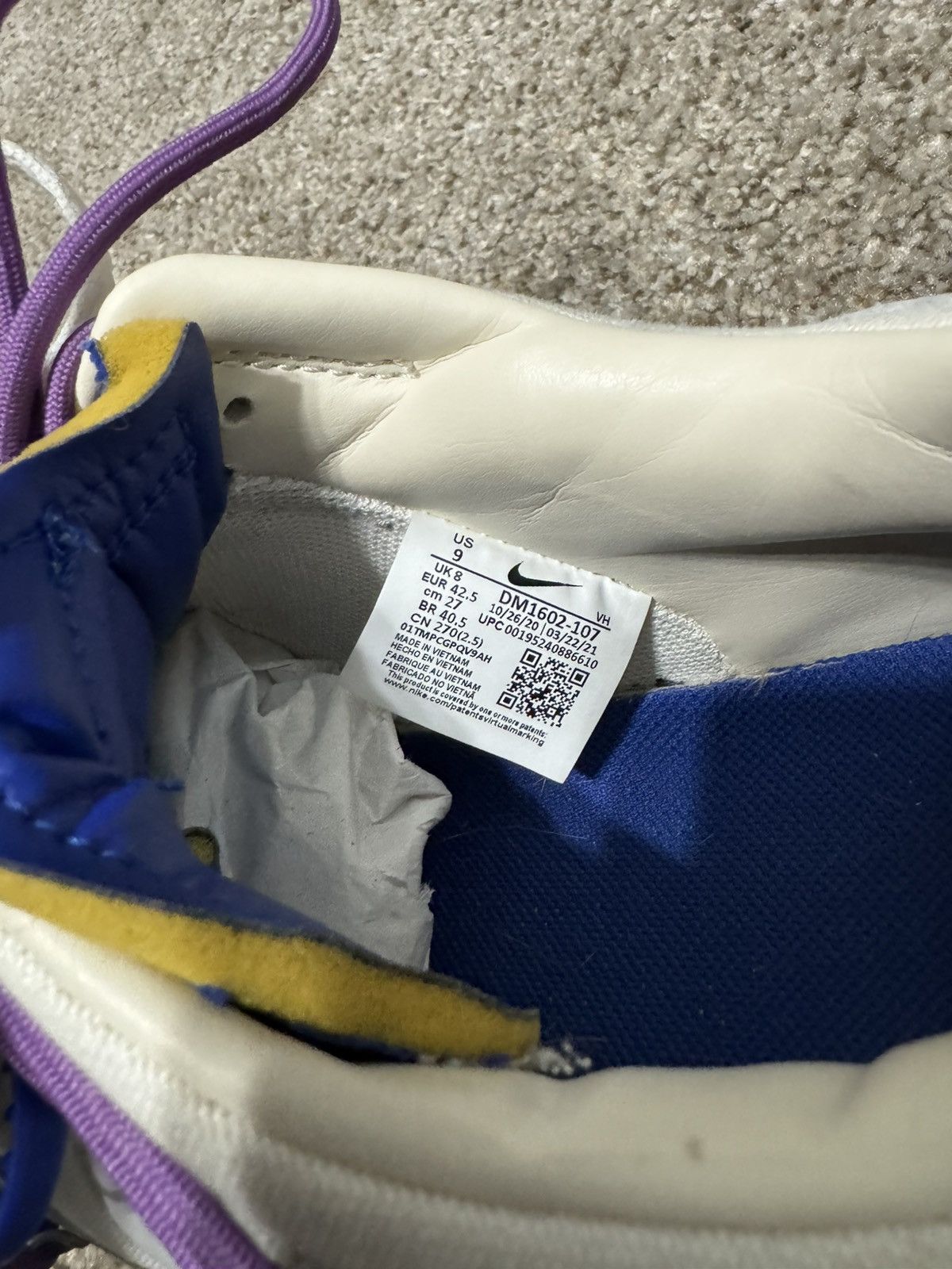 Nike × Off-White Lot 48 Dunk Low Size US 9 / EU 42 - 6 Thumbnail