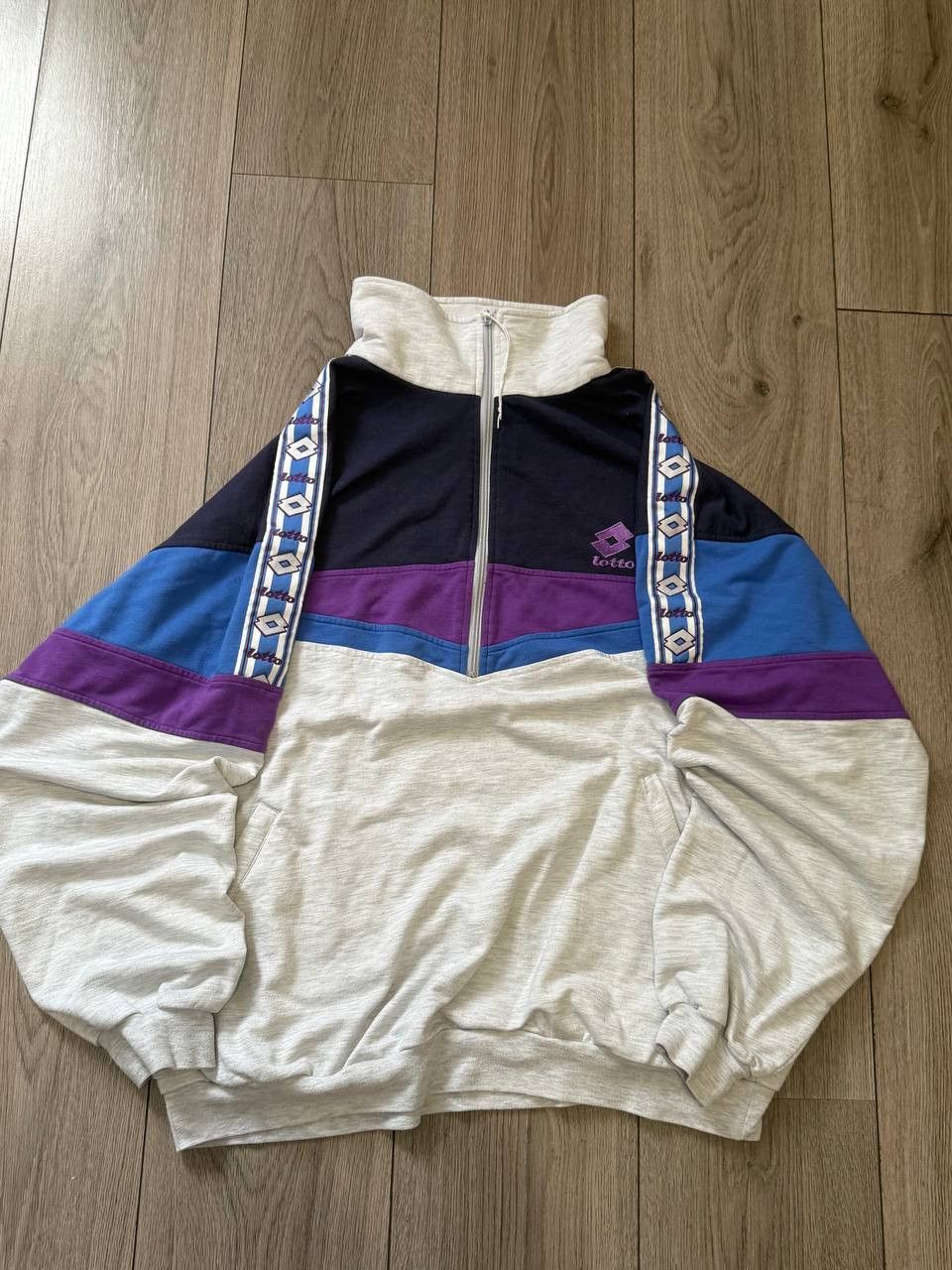 Lotto Sport Vintage 80s Lotto Sweatshirt Int'l Team Mens Size L Size US L / EU 52-54 / 3 - 1 Thumbnail