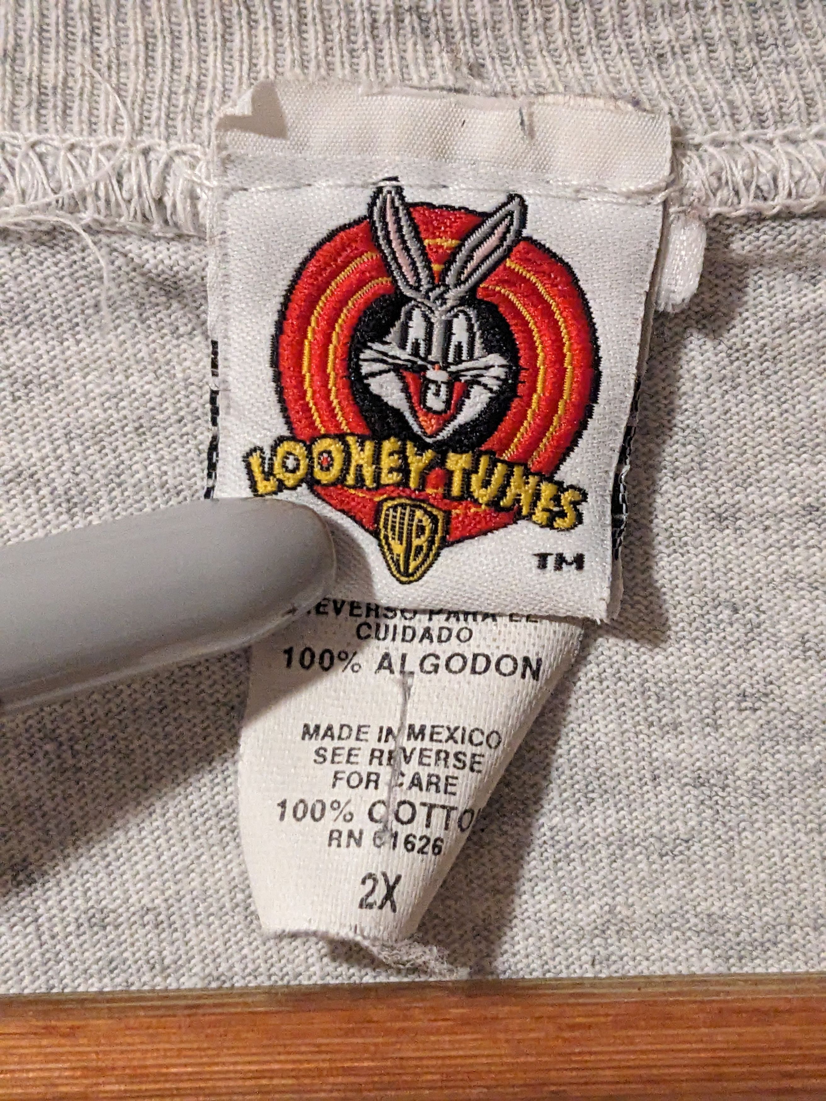 Cartoon Network Vintage 90s Looney Tunes Taz Hockey Sports XX-Large T-Shirt Size US XXL / EU 58 / 5 - 3 Thumbnail