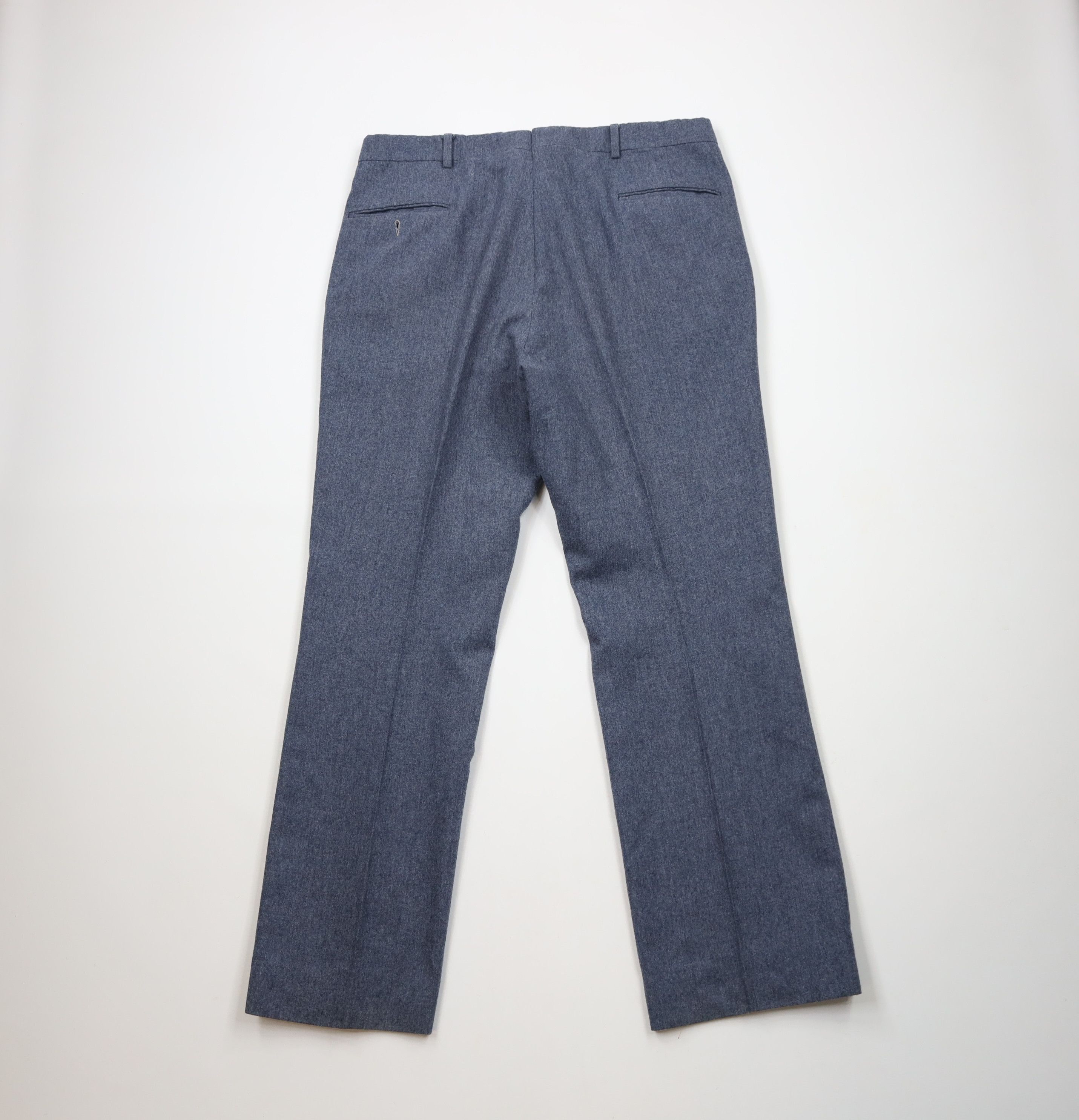 Vintage Vintage 60s 70s Streetwear Wide Leg Chino Pants Blue USA Size US 36 / EU 52 - 10 Thumbnail