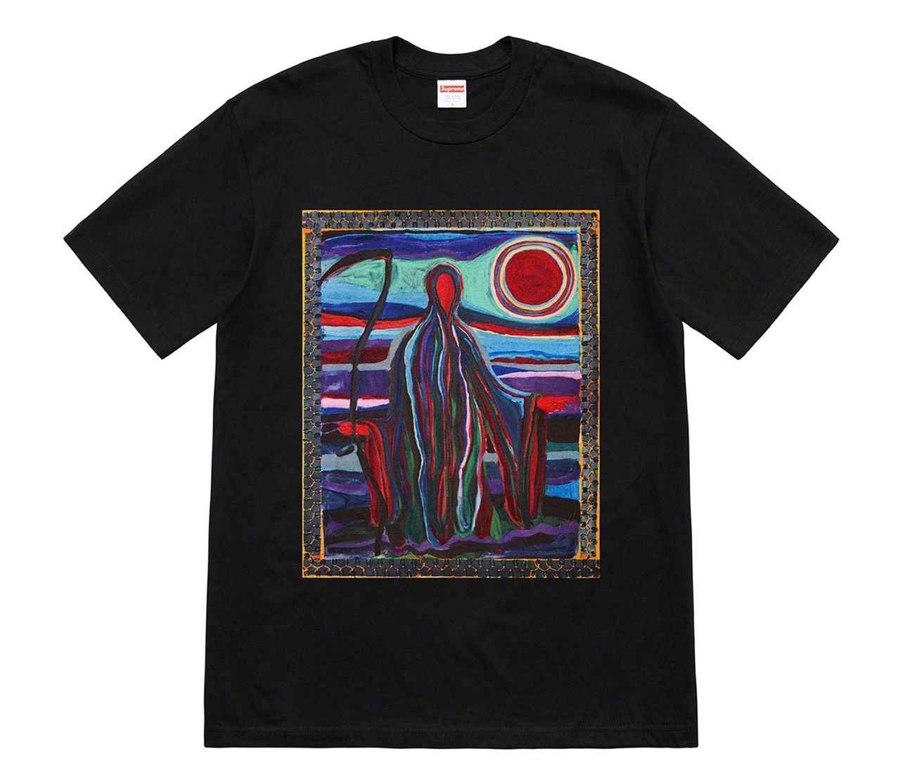 Supreme Supreme Reaper Tee SS19 DSWT black XL Size US XL / EU 56 / 4 - 1 Thumbnail