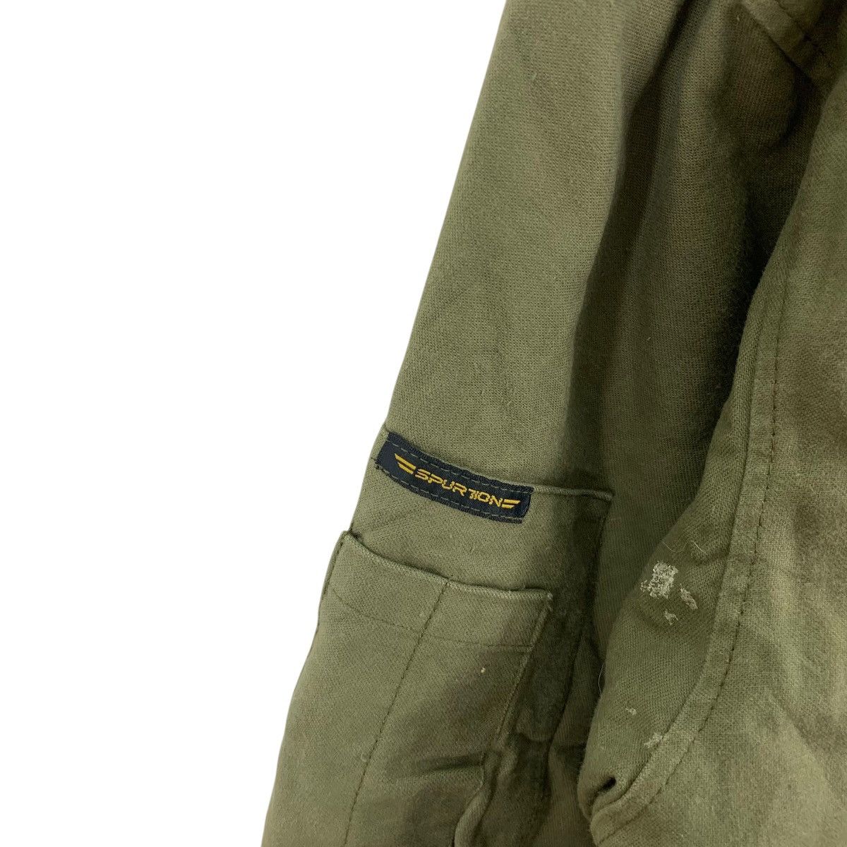 Vintage Vintage SPURTION JAPAN MA-1 Military Shearling Bomber Jacket Size US XXL / EU 58 / 5 - 9 Thumbnail