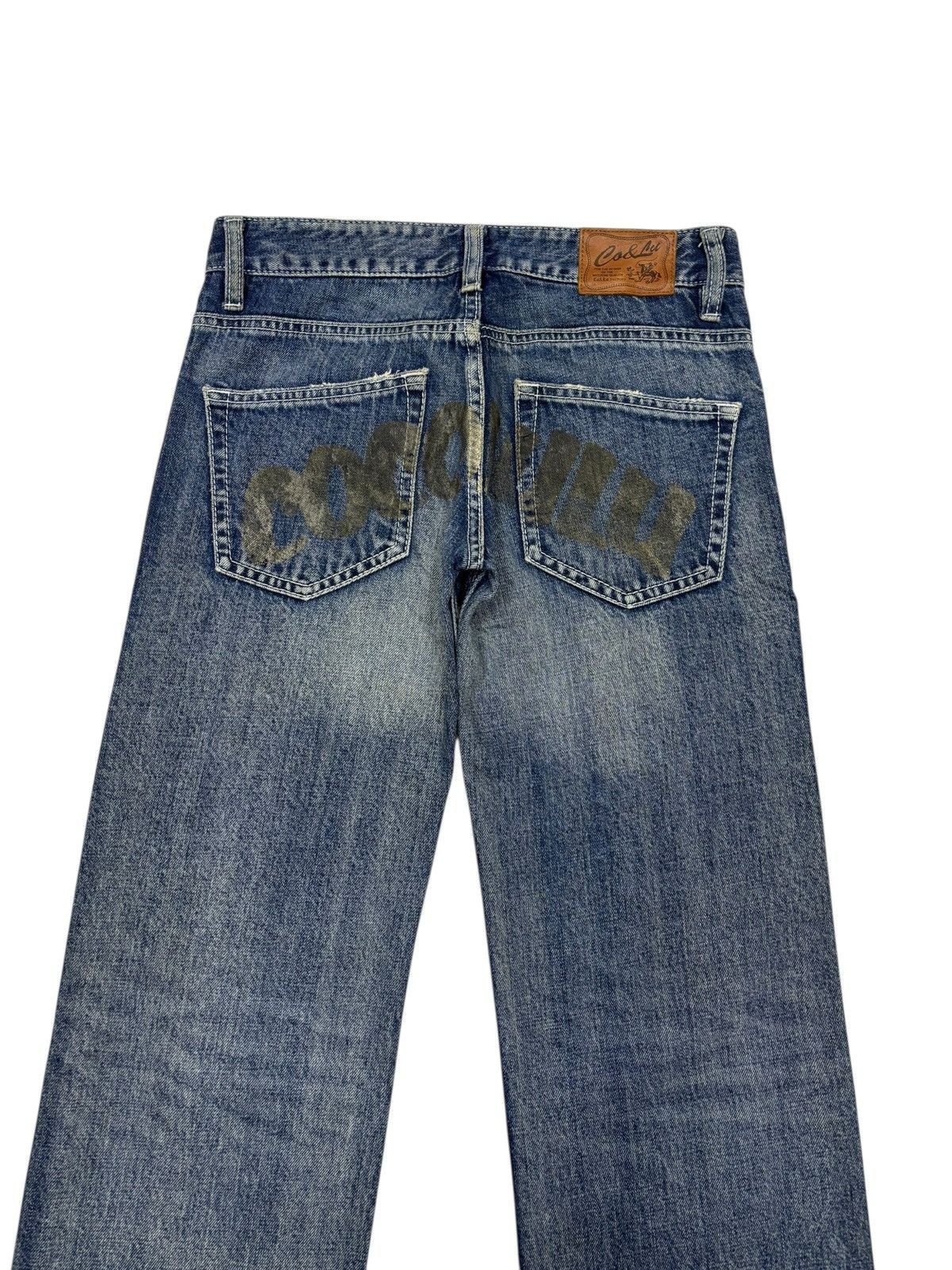 Kapital Cocolulu Slim Regular Clawmark Distressed Denim Jeans Size US 30 / EU 46 - 6 Thumbnail