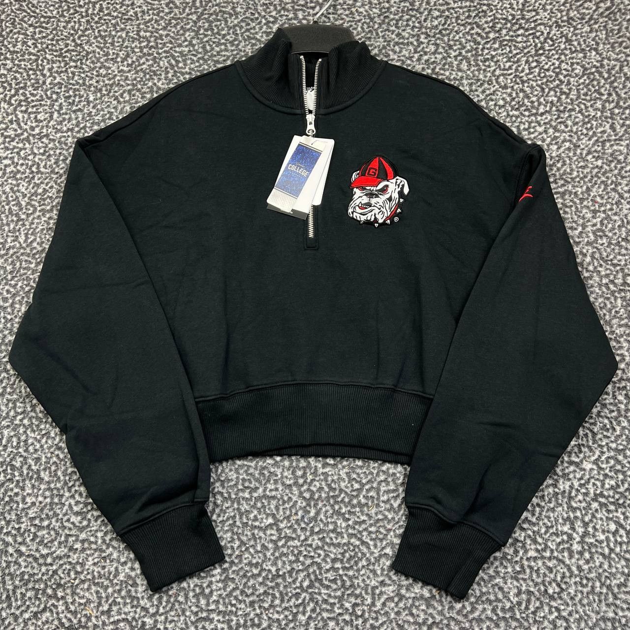 Nike Nike Sweatshirt Women Georgia Bulldogs NCAA 1/2 Zip New M Size M / US 6-8 / IT 42-44 - 1 Thumbnail
