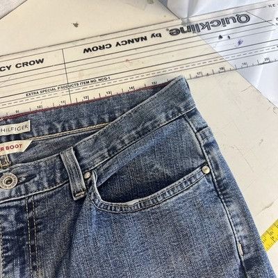 Tommy Hilfiger Tommy Hilfiger Jeans Womens 8 Blue Hipster Boot Cut Denim Je Size 30" / US 8 / IT 44 - 8 Thumbnail