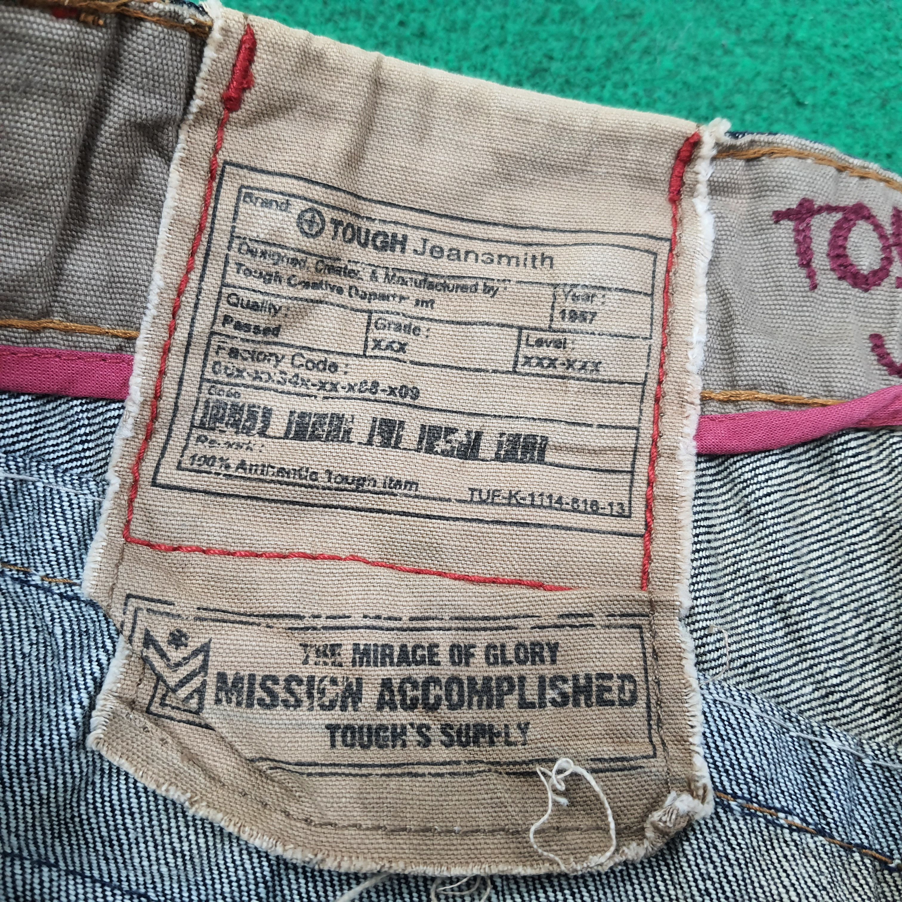 Vintage Vintage Tough Jeansmith Street Aesthetic Jeans C258N18 Size US 32 / EU 48 - 7 Thumbnail