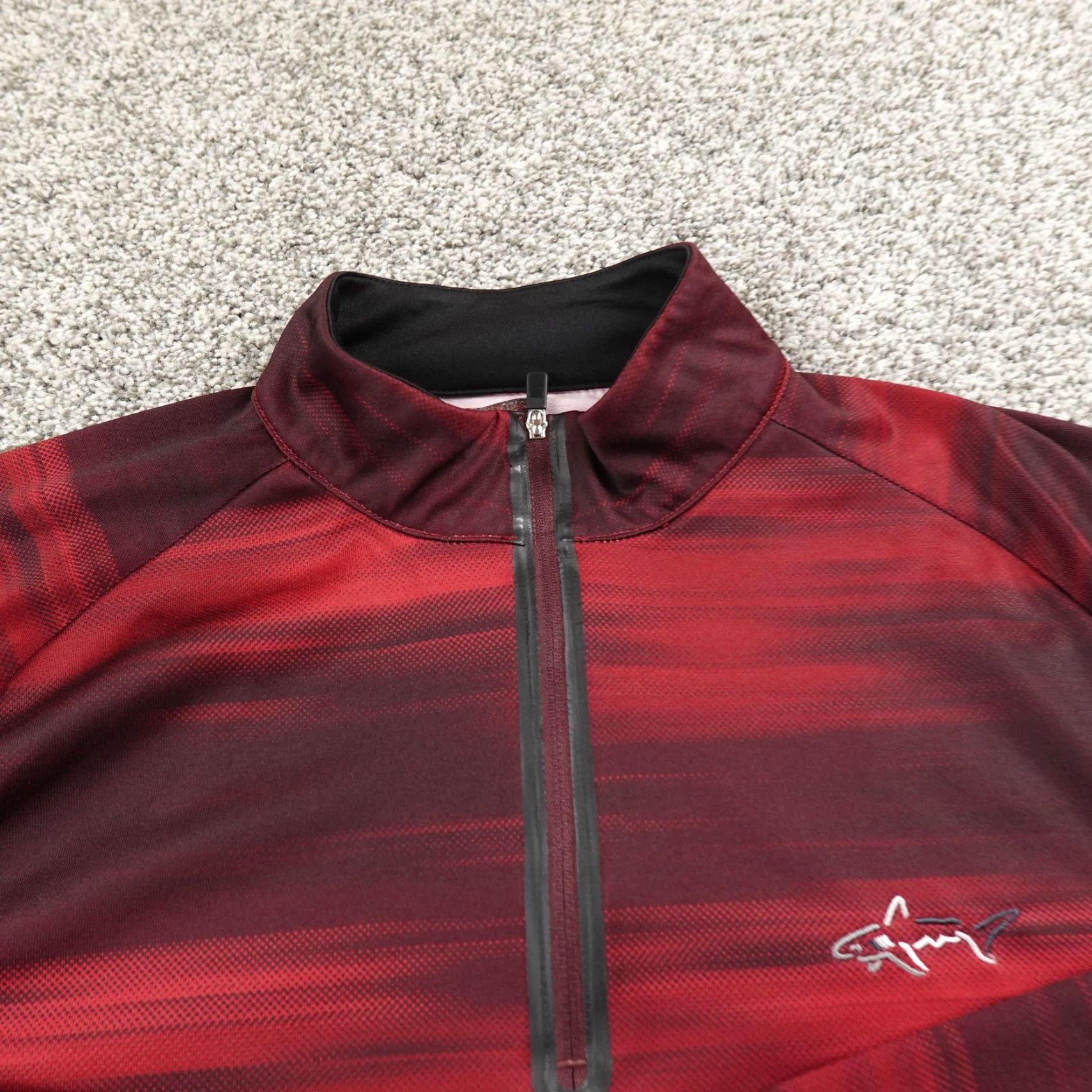 Tasso Elba Greg Norman Pullover Mens M Red PlayDry 1/4 Zip Golf Long Sleeve Tasso Elba Top Size US M / EU 48-50 / 2 - 3 Thumbnail