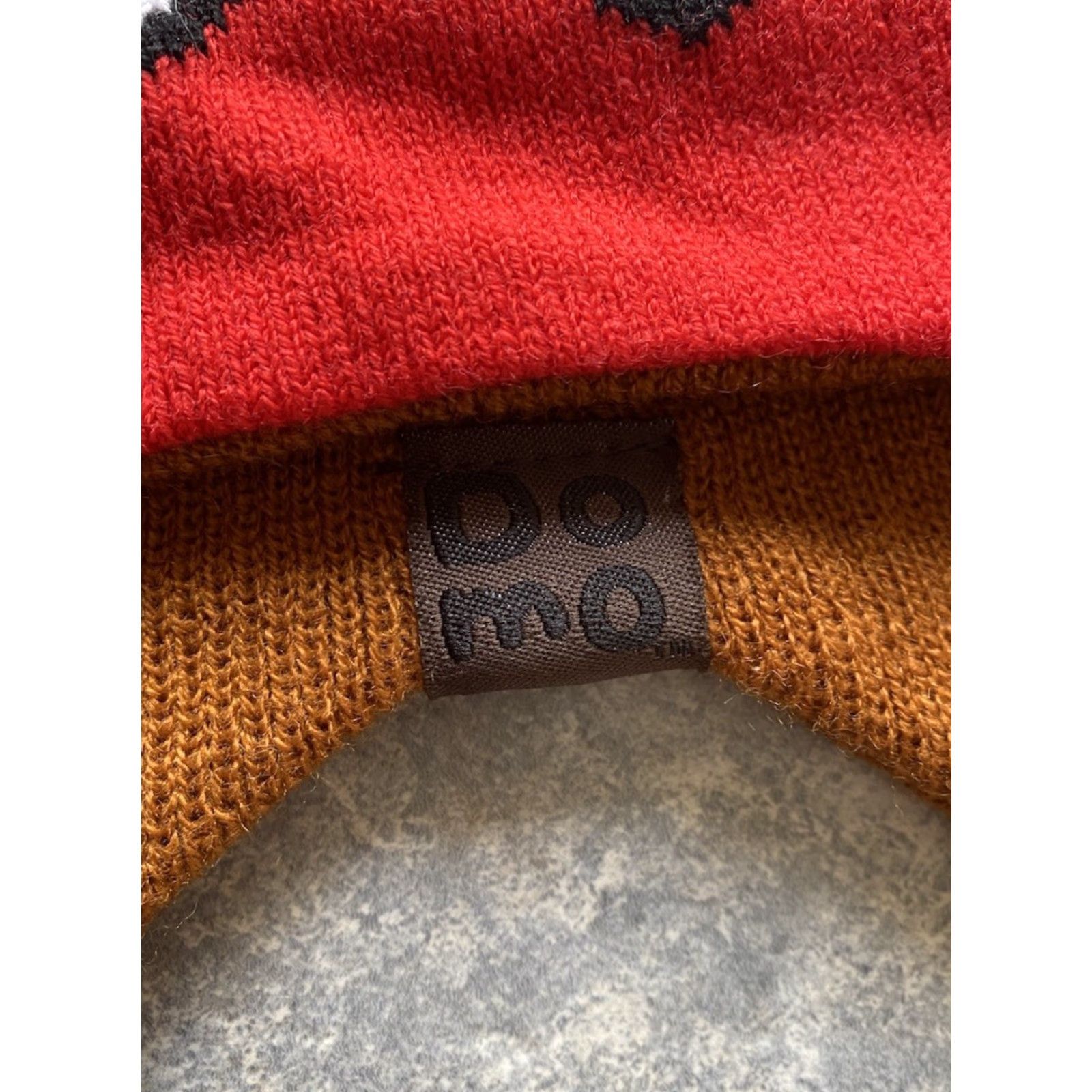 Vintage VINTAGE 2012 DOMO Beanie Winter Hat Brown One Size Men Mens One Size Brown Winter Beanie DOMO Hat Size ONE SIZE - 7 Thumbnail